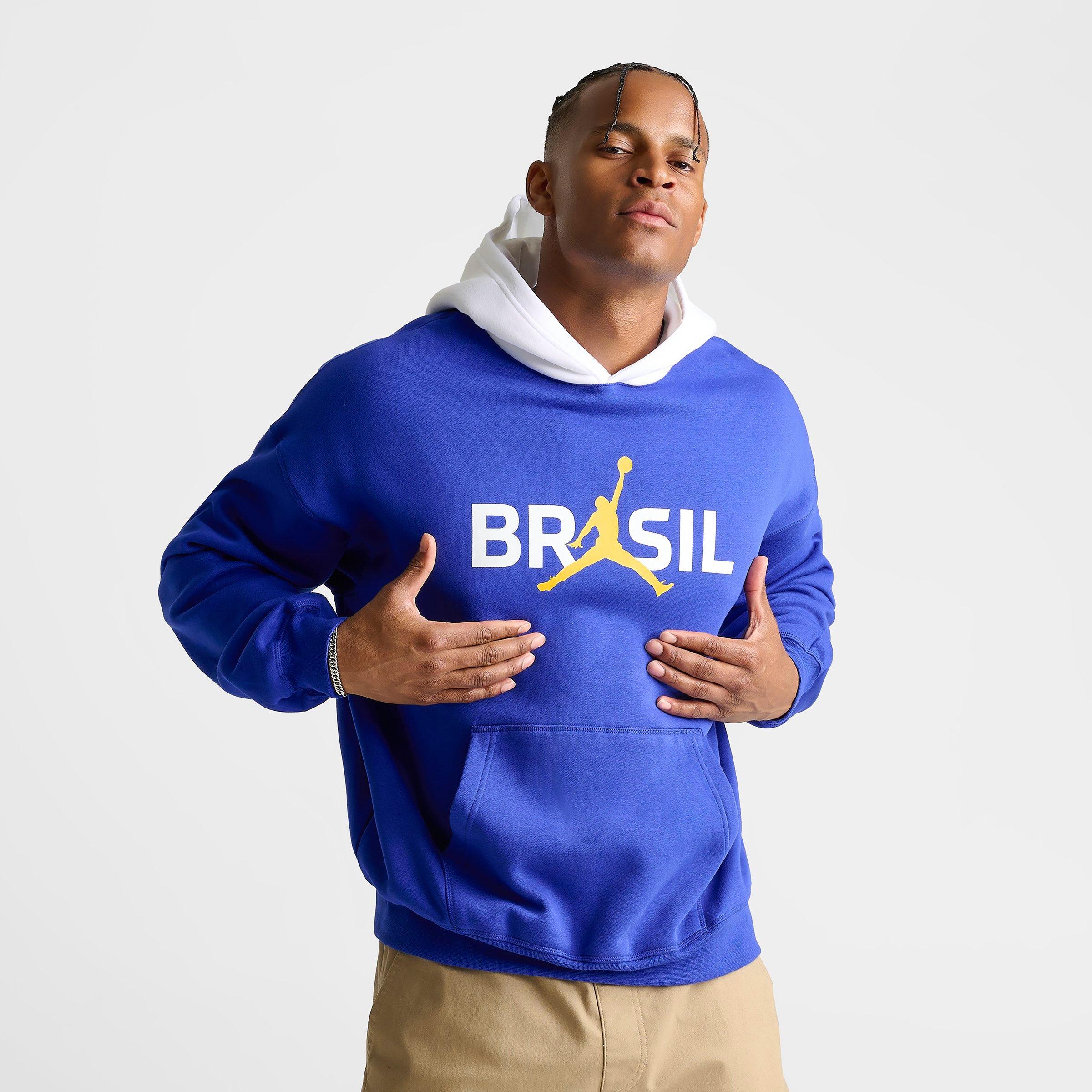 Men's Jordan Brazil Brooklyn Fleece Pullover Hoodie