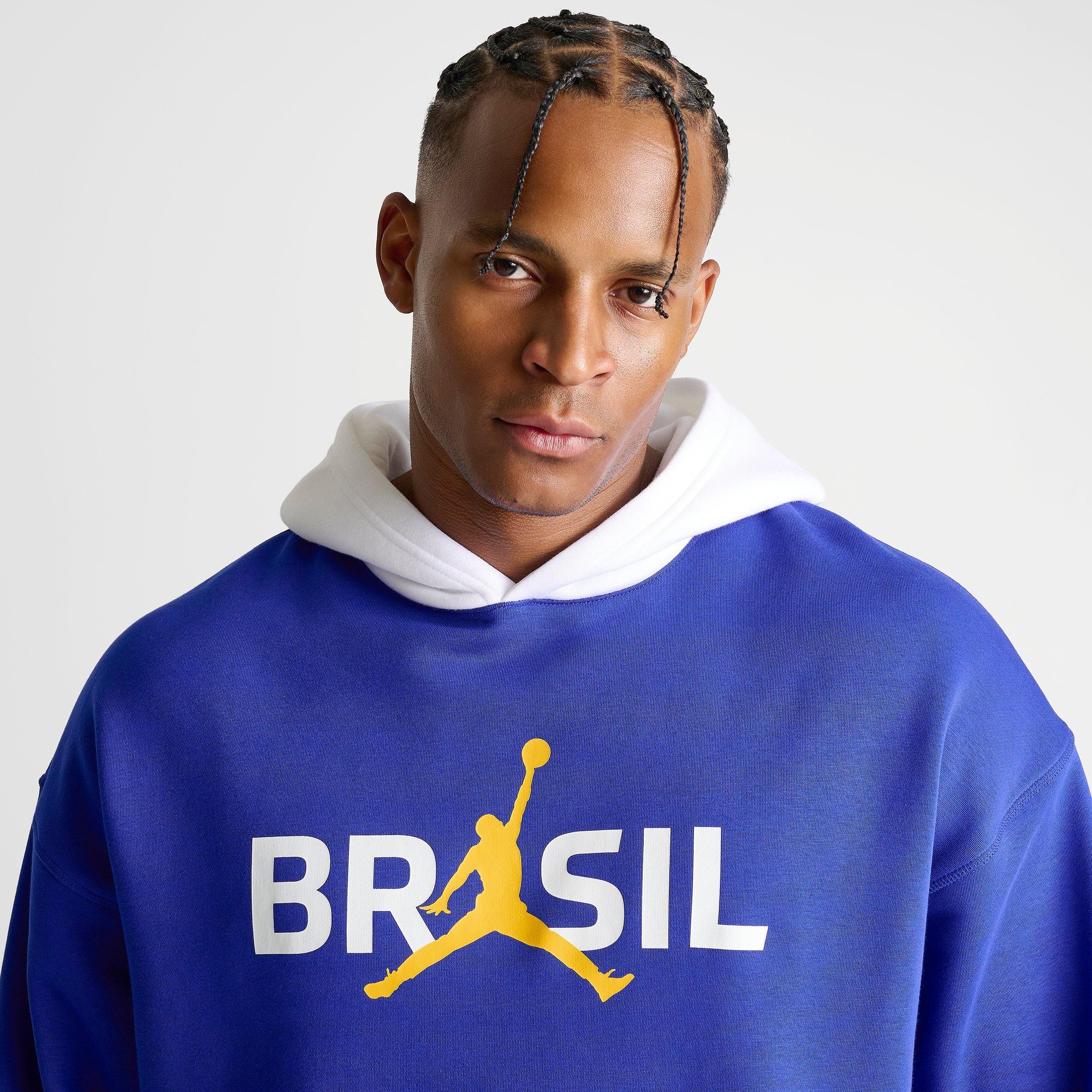 Men's Jordan Brazil Brooklyn Fleece Pullover Hoodie