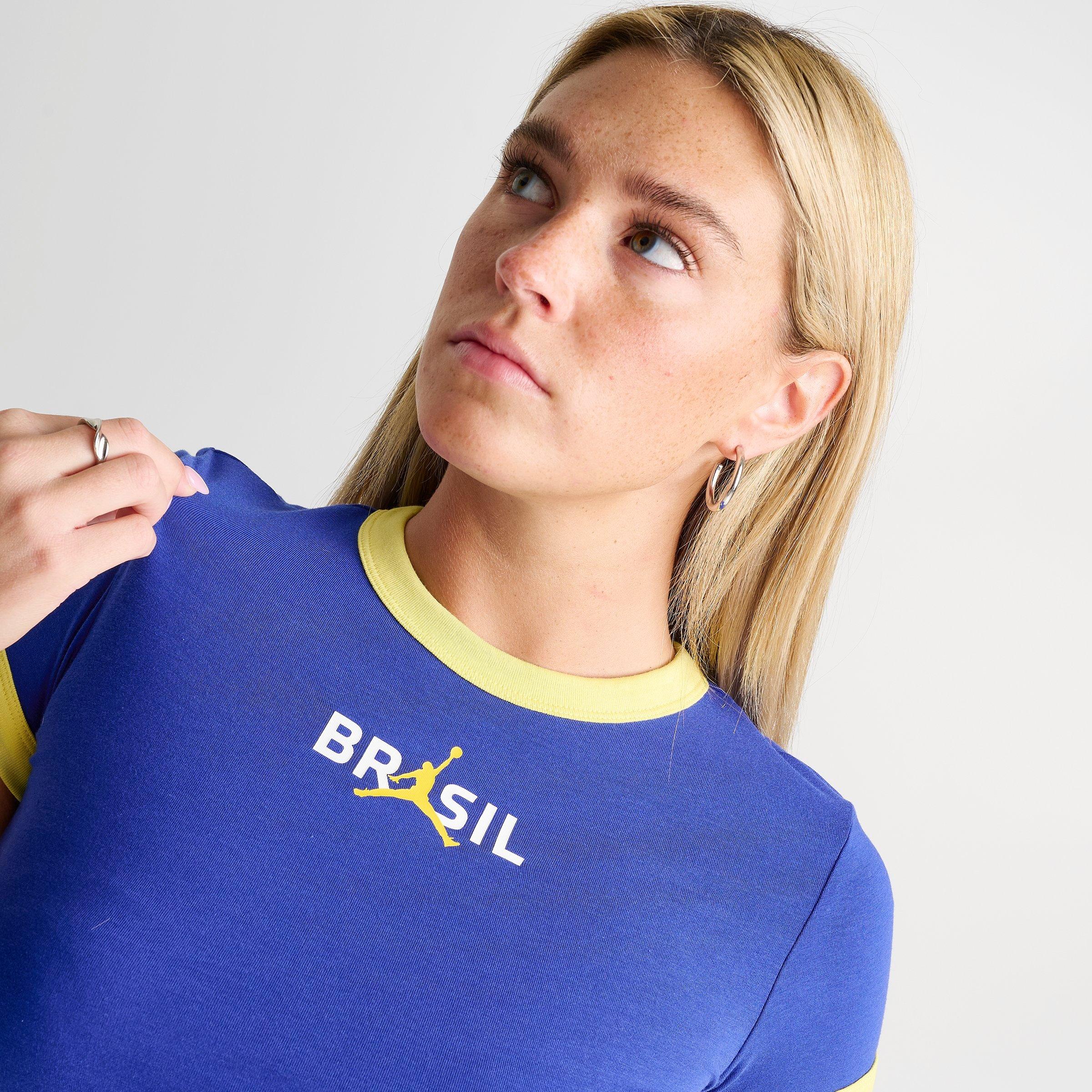 Women's Jordan Brazil Graphic Crewneck T-Shirt