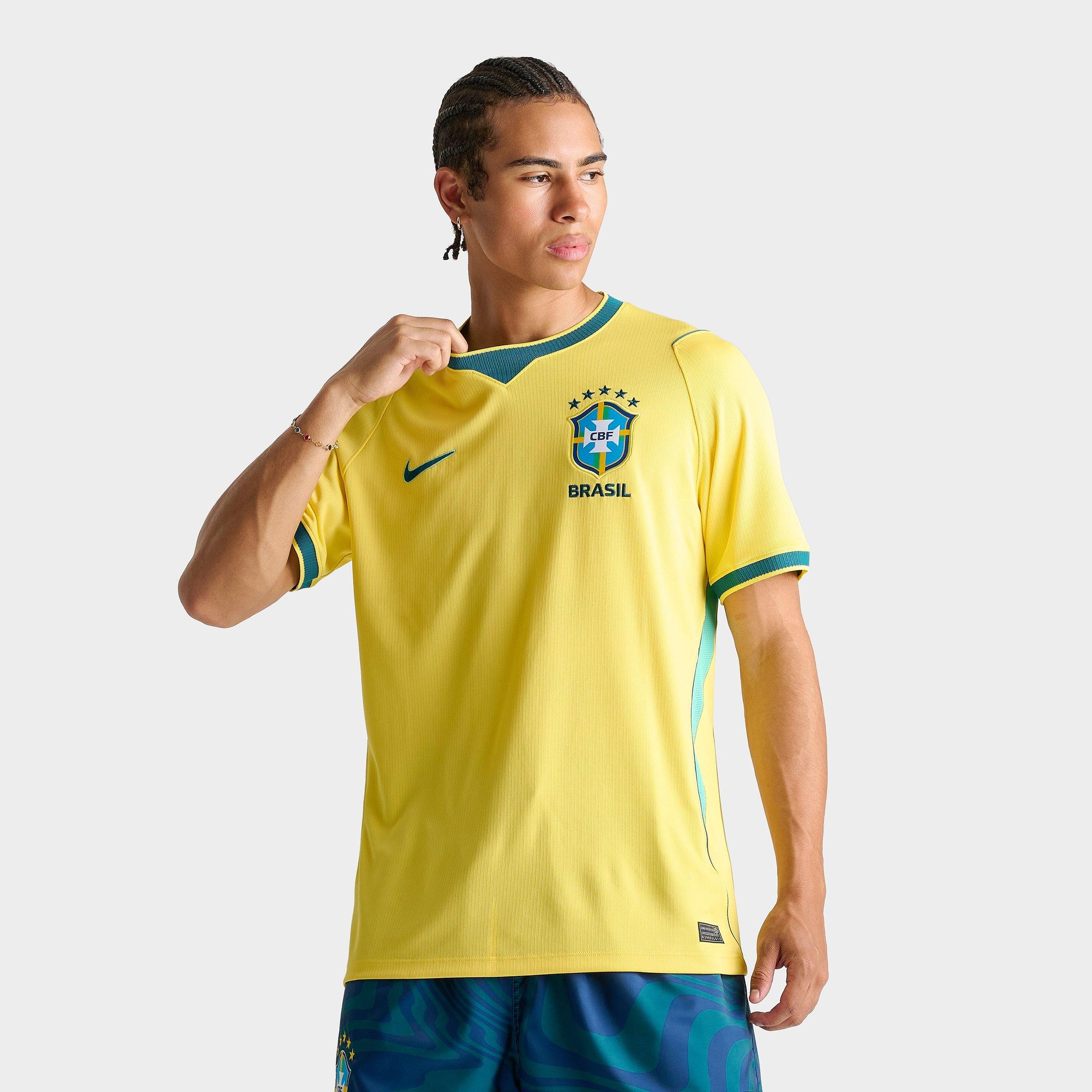 Men's Nike Brazil 2026 Stadium Home Dri-FIT Replica Soccer Jersey