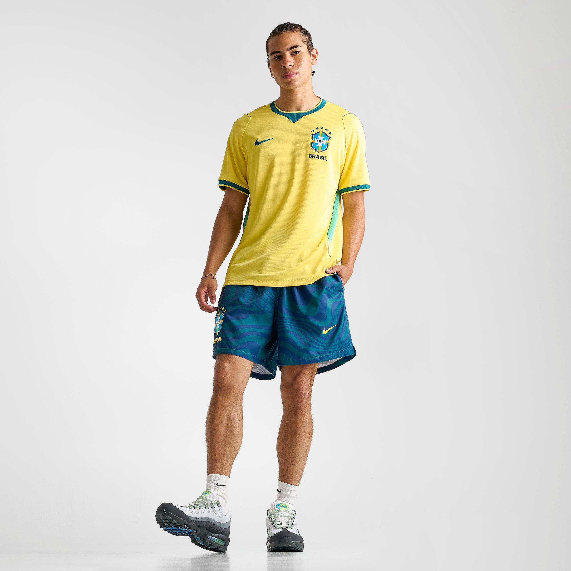 Men's Nike Brazil 2026 Stadium Home Dri-FIT Replica Soccer Jersey