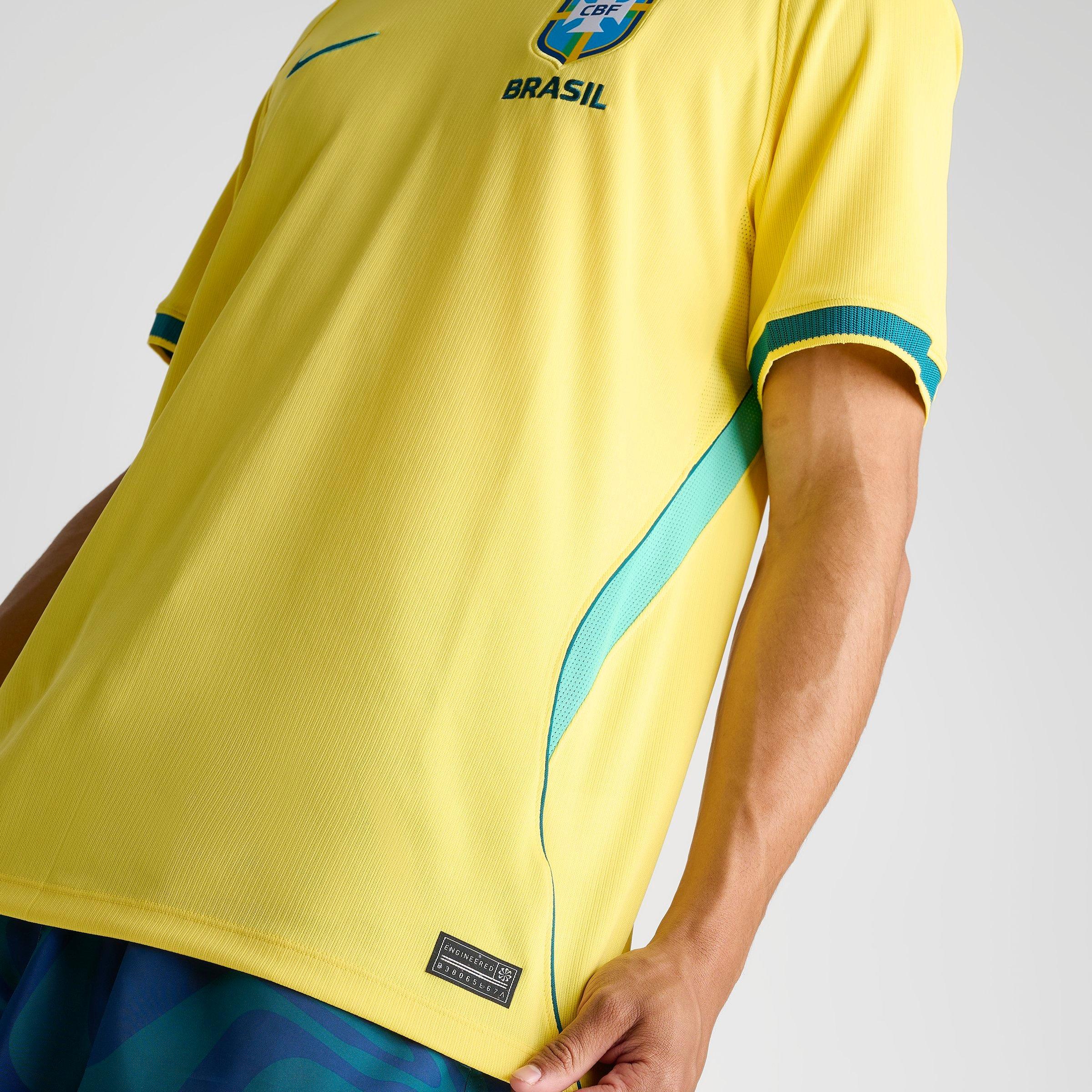 Men's Nike Brazil 2026 Stadium Home Dri-FIT Replica Soccer Jersey