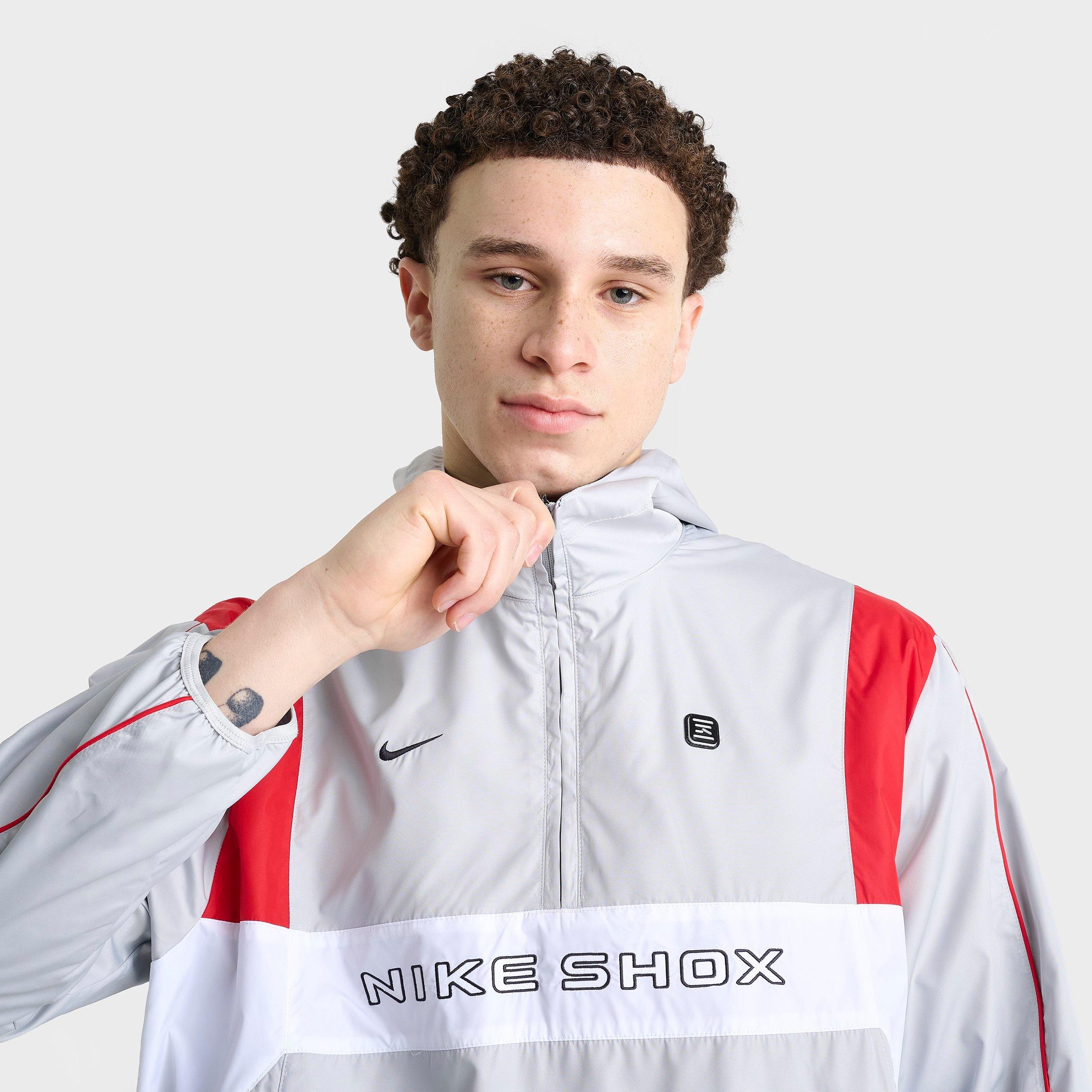 Men's Nike Sportswear Shox Woven Half-Zip Jacket