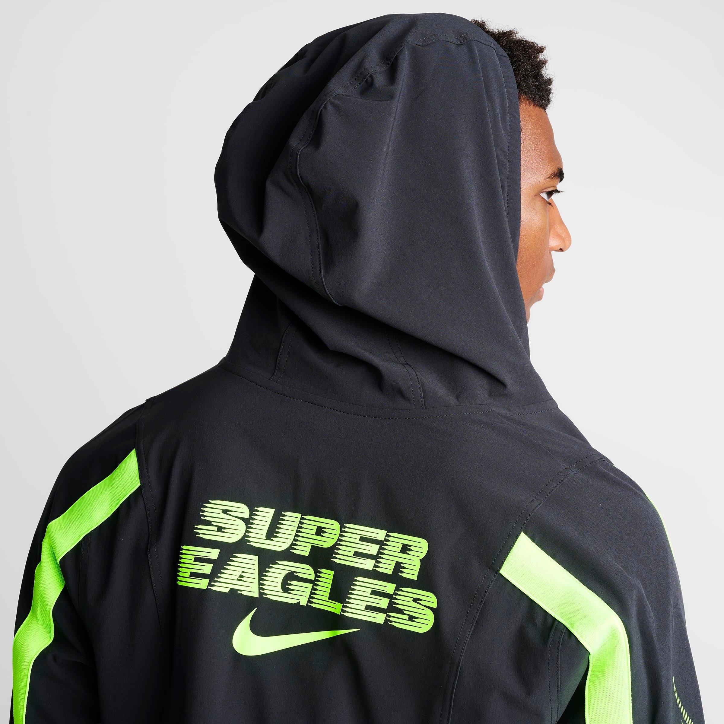 Men's Nike Nigeria Energy Dri-FIT Soccer Full-Zip Woven Jacket