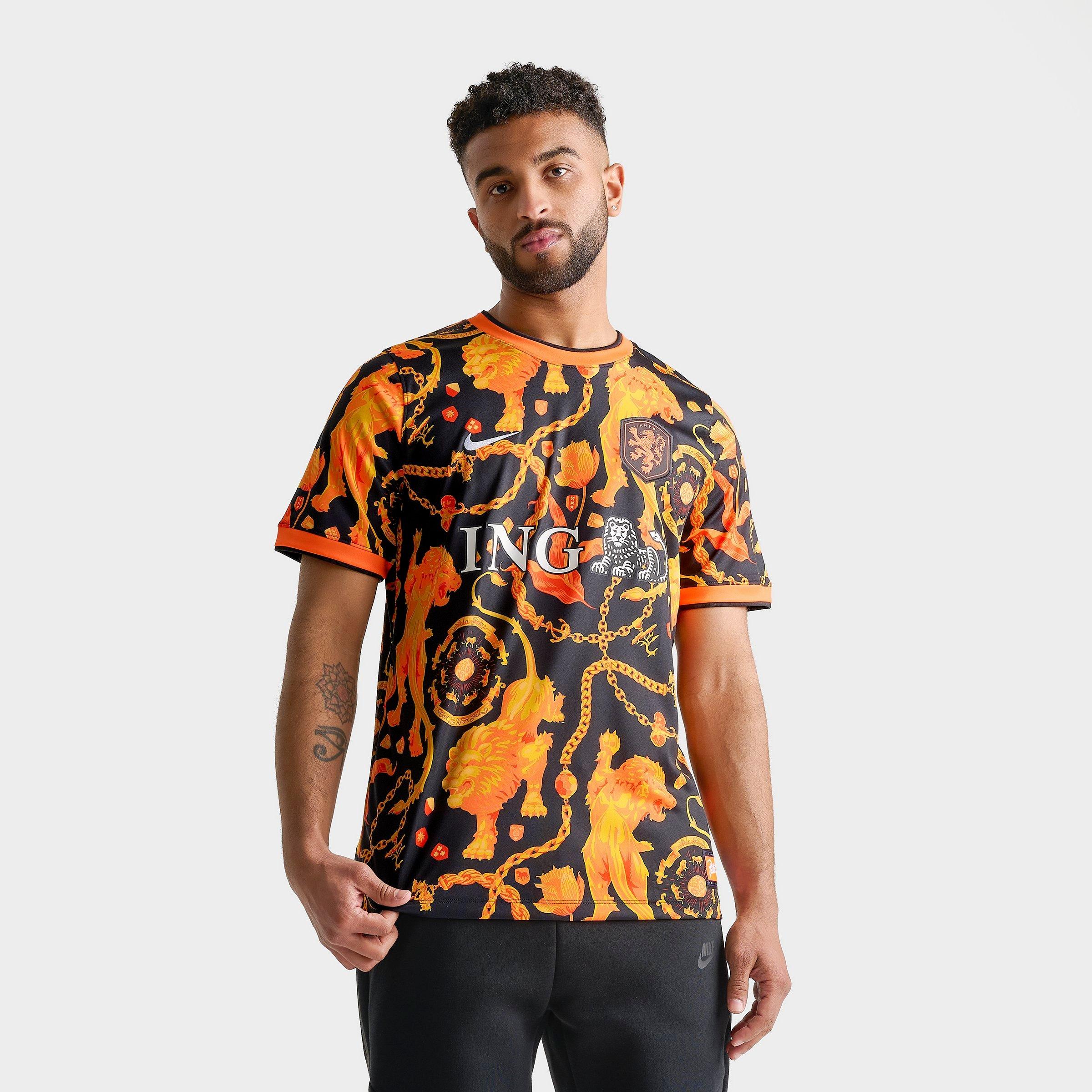 Nike サッカーウェアセット 京都橘高校　サッカー　エンジ　上m 下L Men's Nike Netherlands x Patta Academy Pro Soccer Top | JD Sports