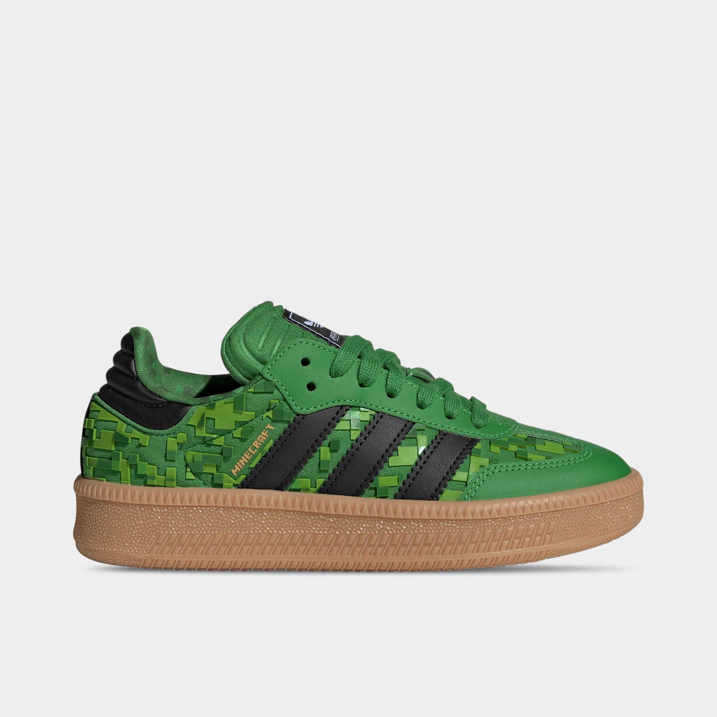 Big Kids' adidas Originals x Minecraft Samba XLG Casual Shoes