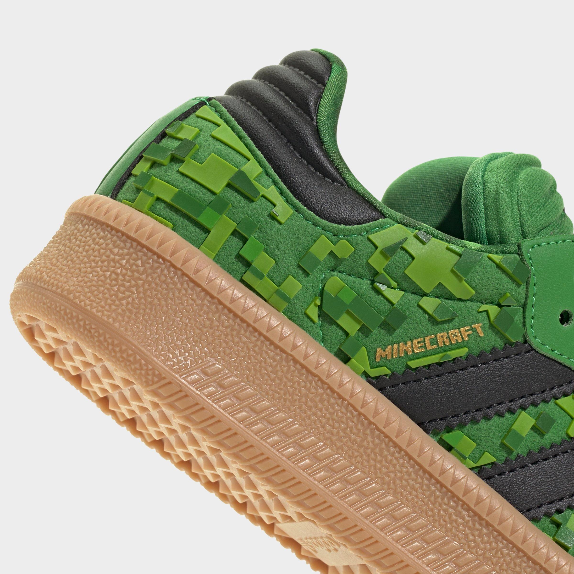 Big Kids' adidas Originals x Minecraft Samba XLG Casual Shoes