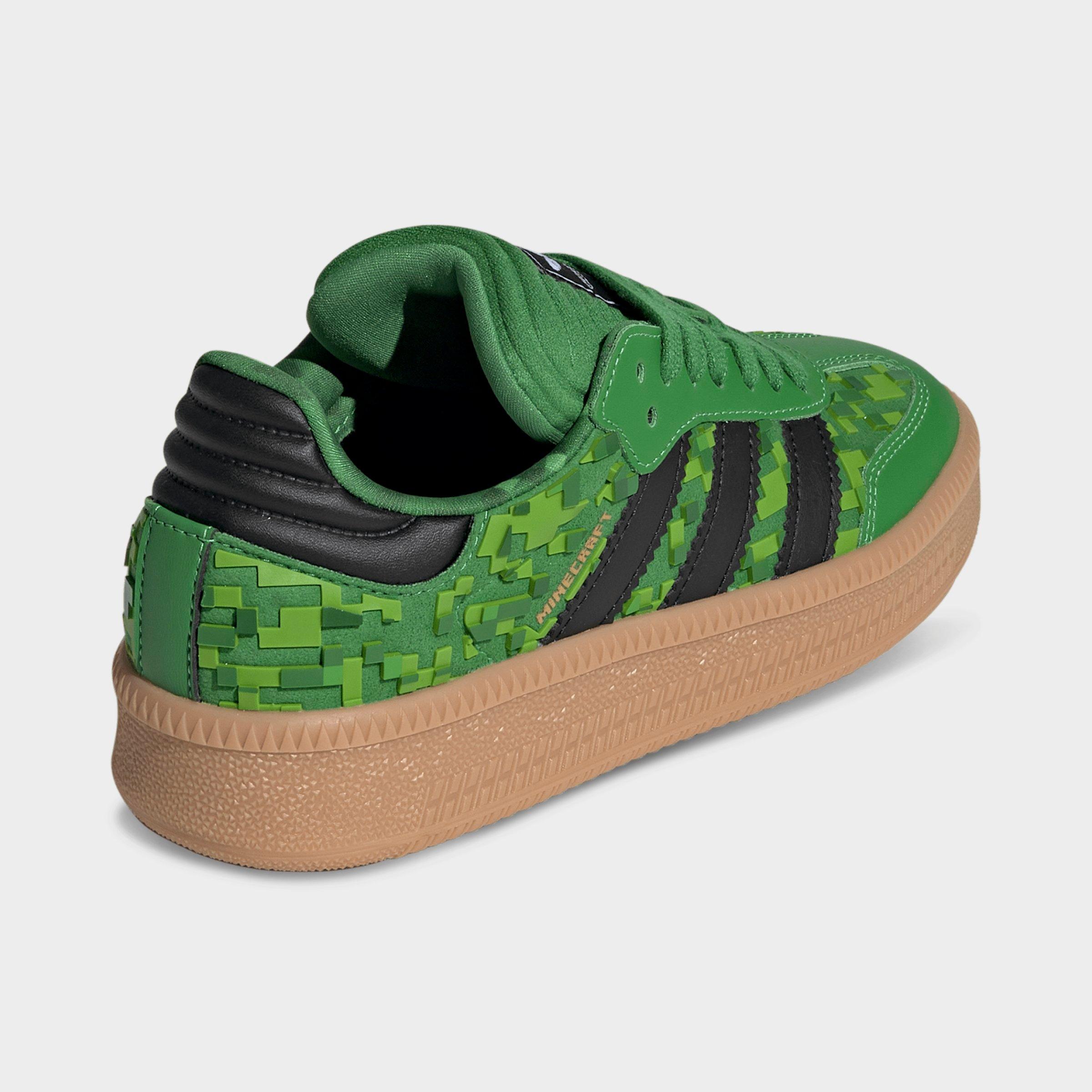 Big Kids' adidas Originals x Minecraft Samba XLG Casual Shoes