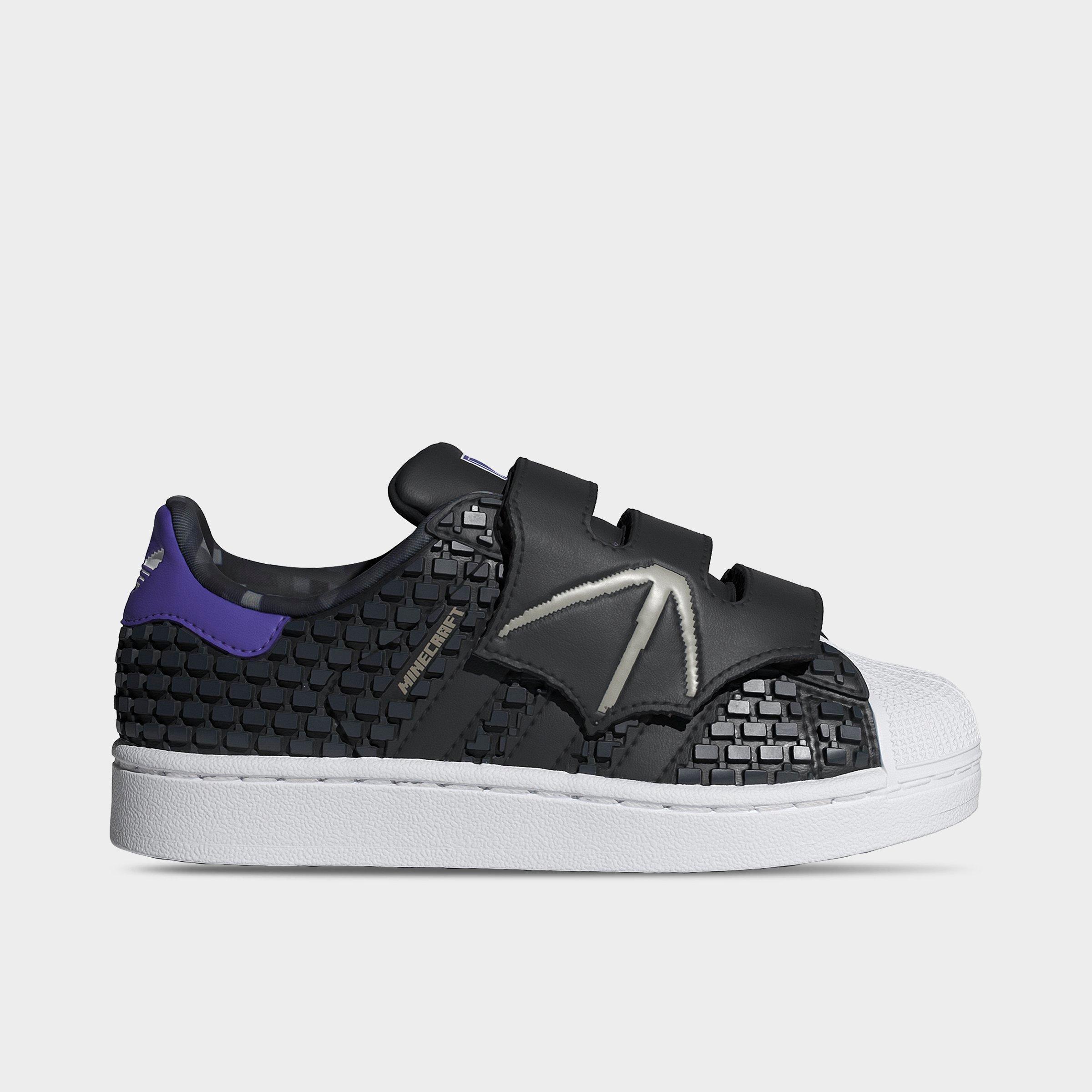 Little Kids' adidas Originals x Minecraft Superstar II Comfort Closure Casual Shoes