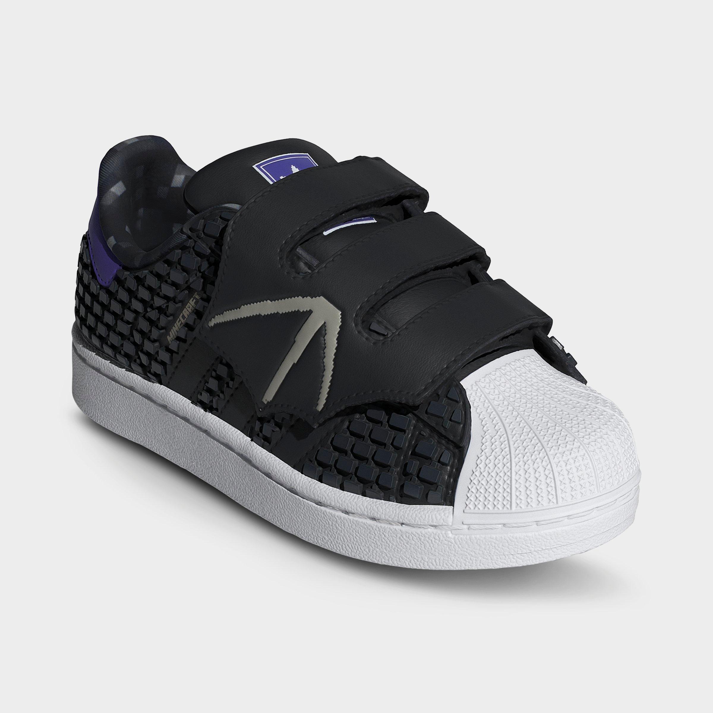 Little Kids' adidas Originals x Minecraft Superstar II Comfort Closure Casual Shoes