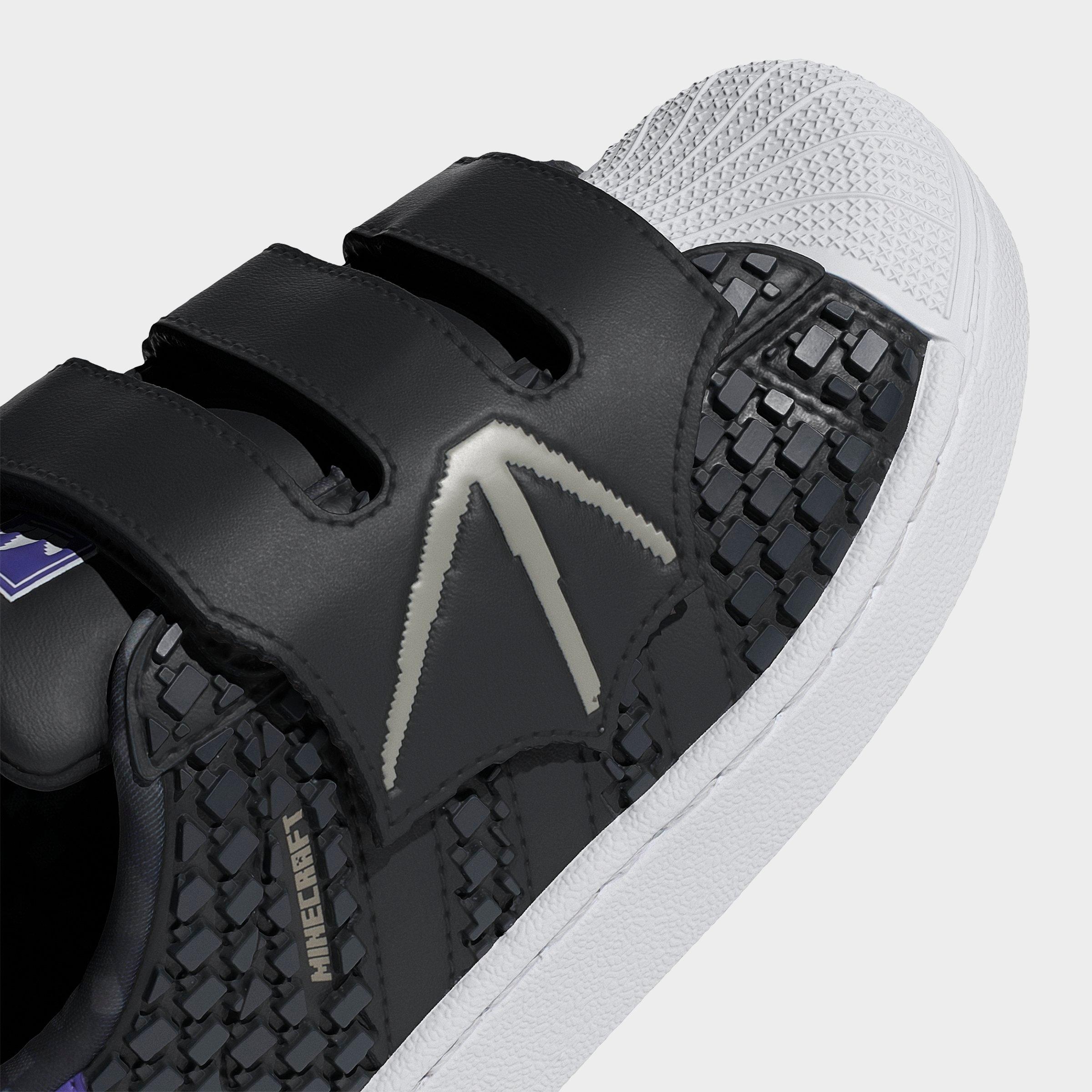 Little Kids' adidas Originals x Minecraft Superstar II Comfort Closure Casual Shoes