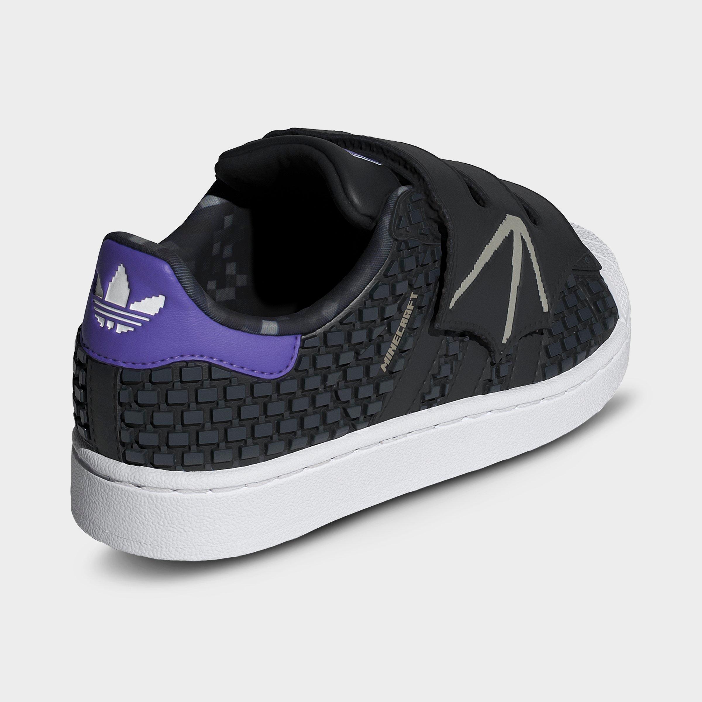 Little Kids' adidas Originals x Minecraft Superstar II Comfort Closure Casual Shoes
