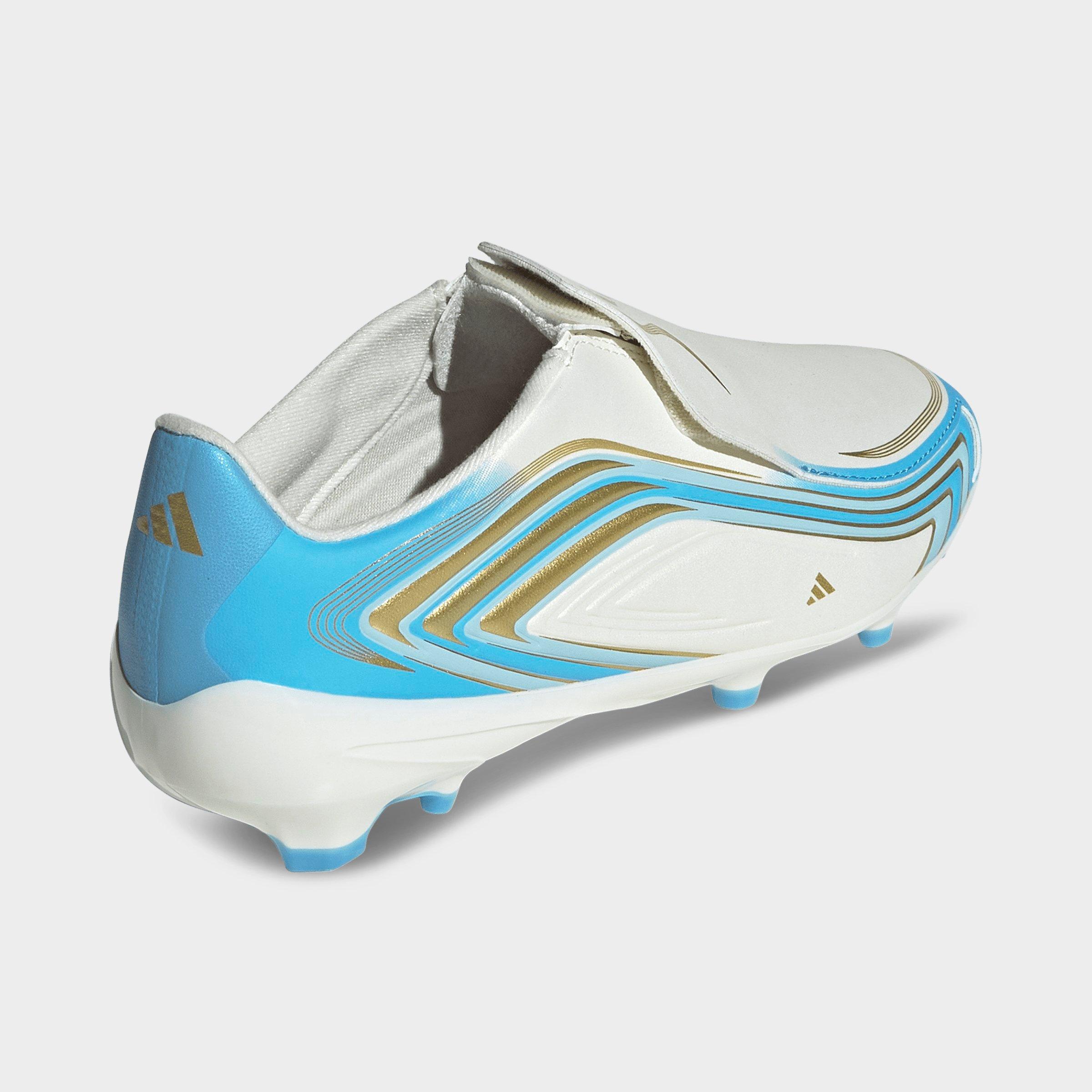 Little Kids' and Big adidas F50 Messi League Laceless Firm Ground Soccer Cleats