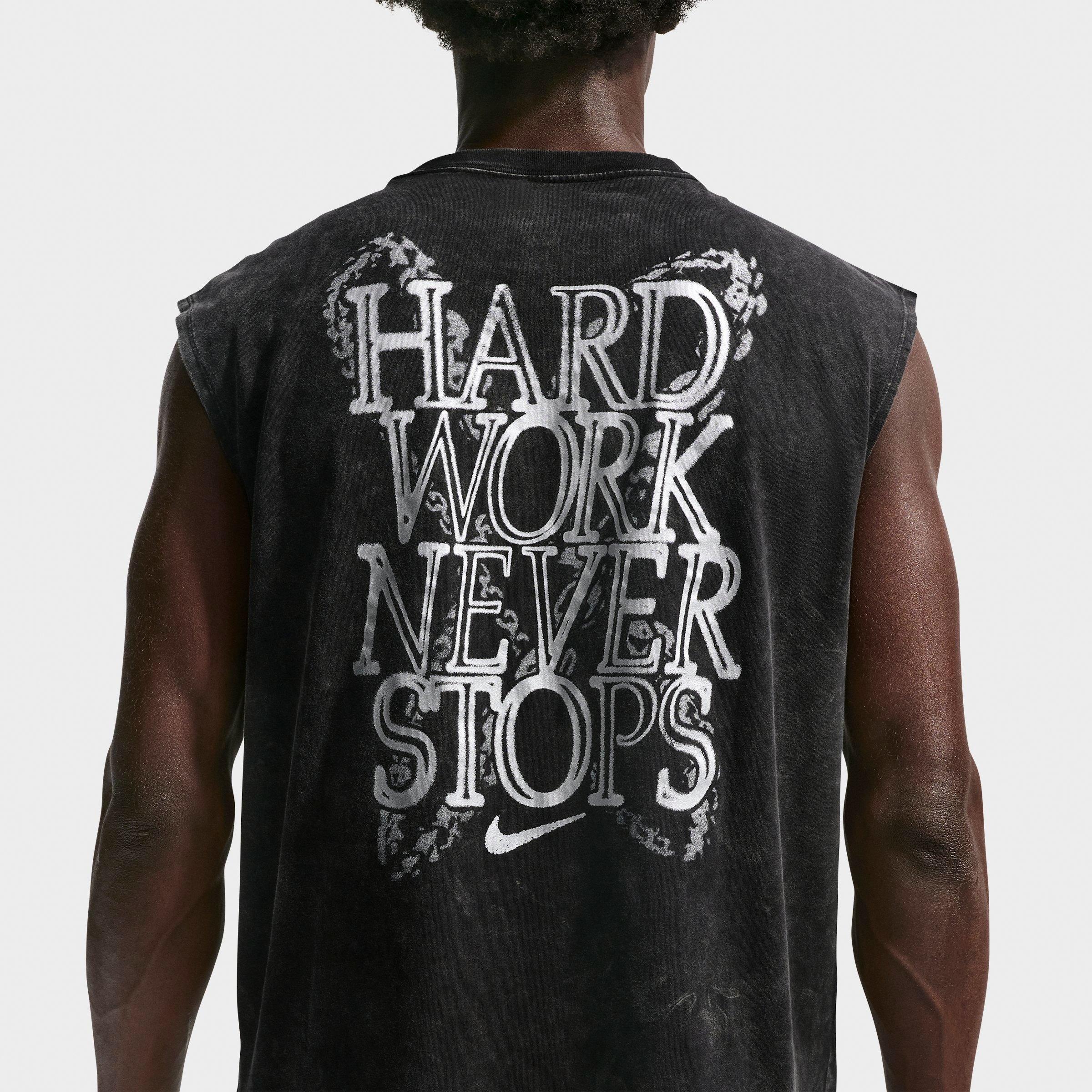Men's Nike Hard Work Never Stops Sleeveless Training T-Shirt