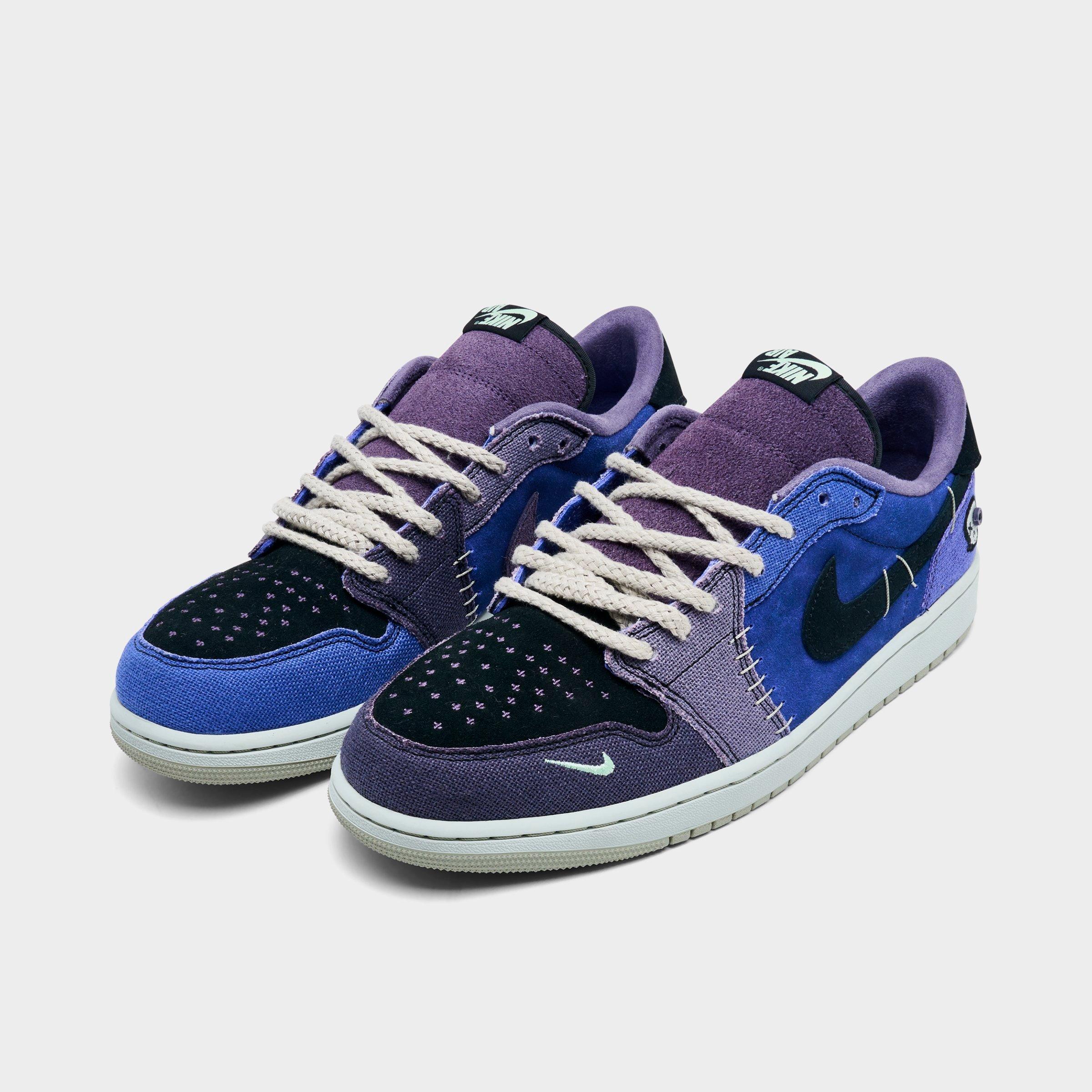 Men's Air Jordan x Zion Williamson Retro 1 Low Casual Shoes