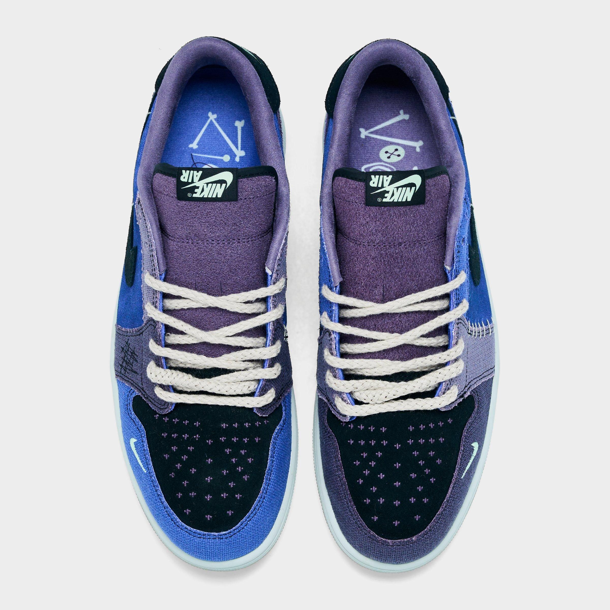 Men's Air Jordan x Zion Williamson Retro 1 Low Casual Shoes