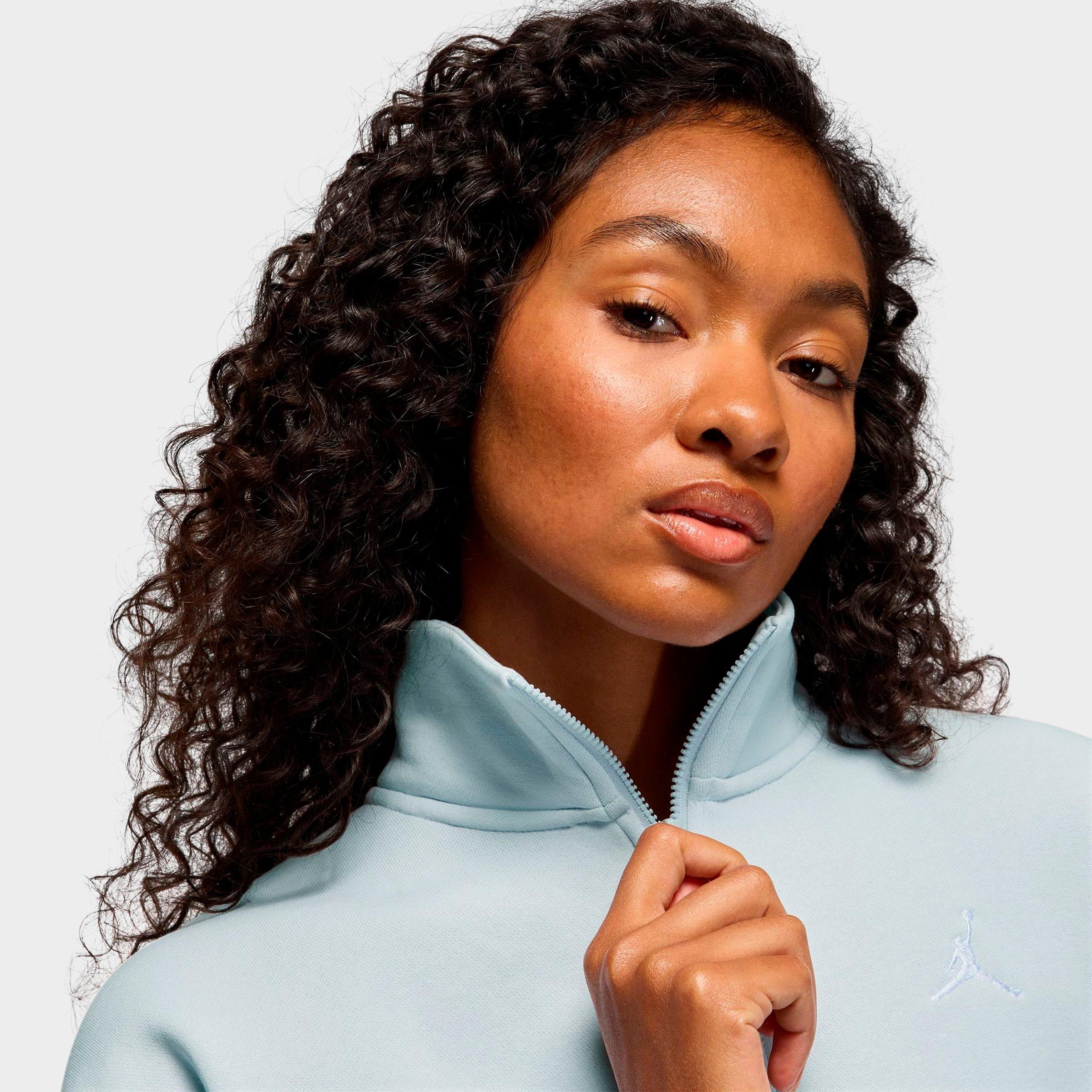 Women's Jordan Brooklyn Fleece Quarter-Zip Top