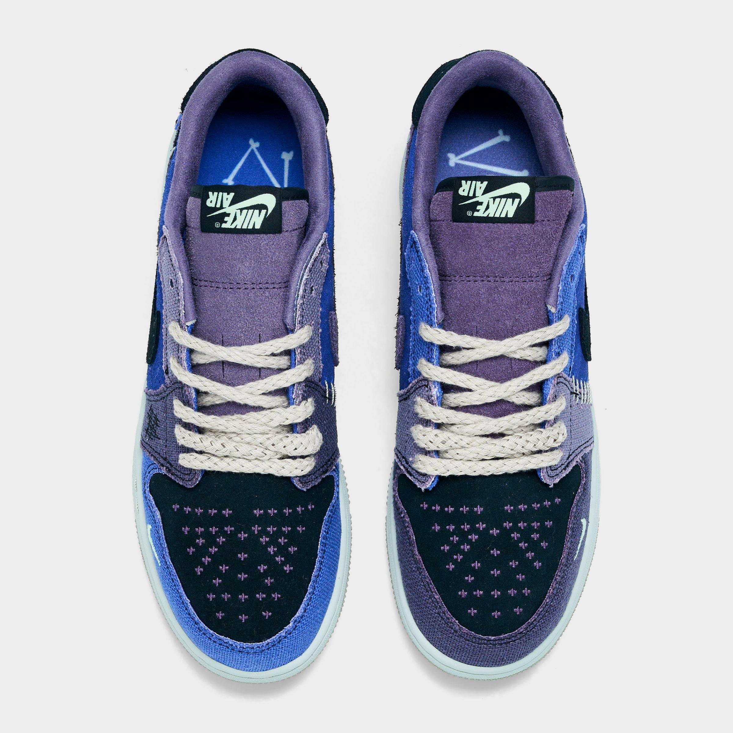 Big Kids' Air Jordan x Zion Williamson Retro 1 Low Casual Shoes