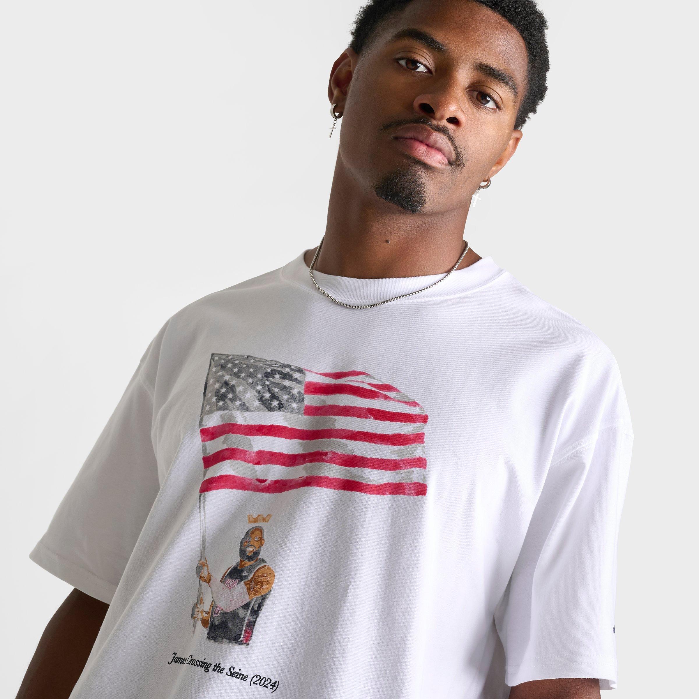 Men's Nike LeBron Old Glory Basketball T-Shirt