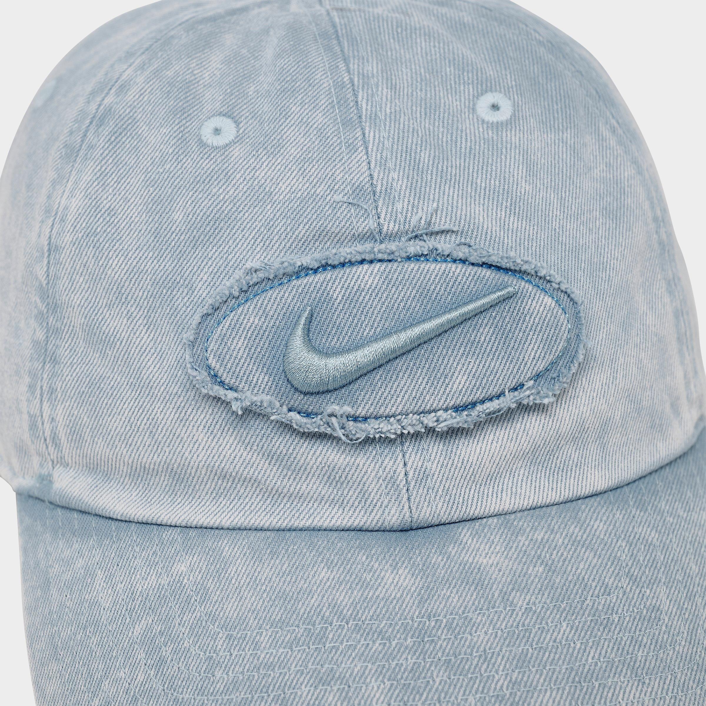 Nike Club Unstructured Denim Patch Strapback Hat