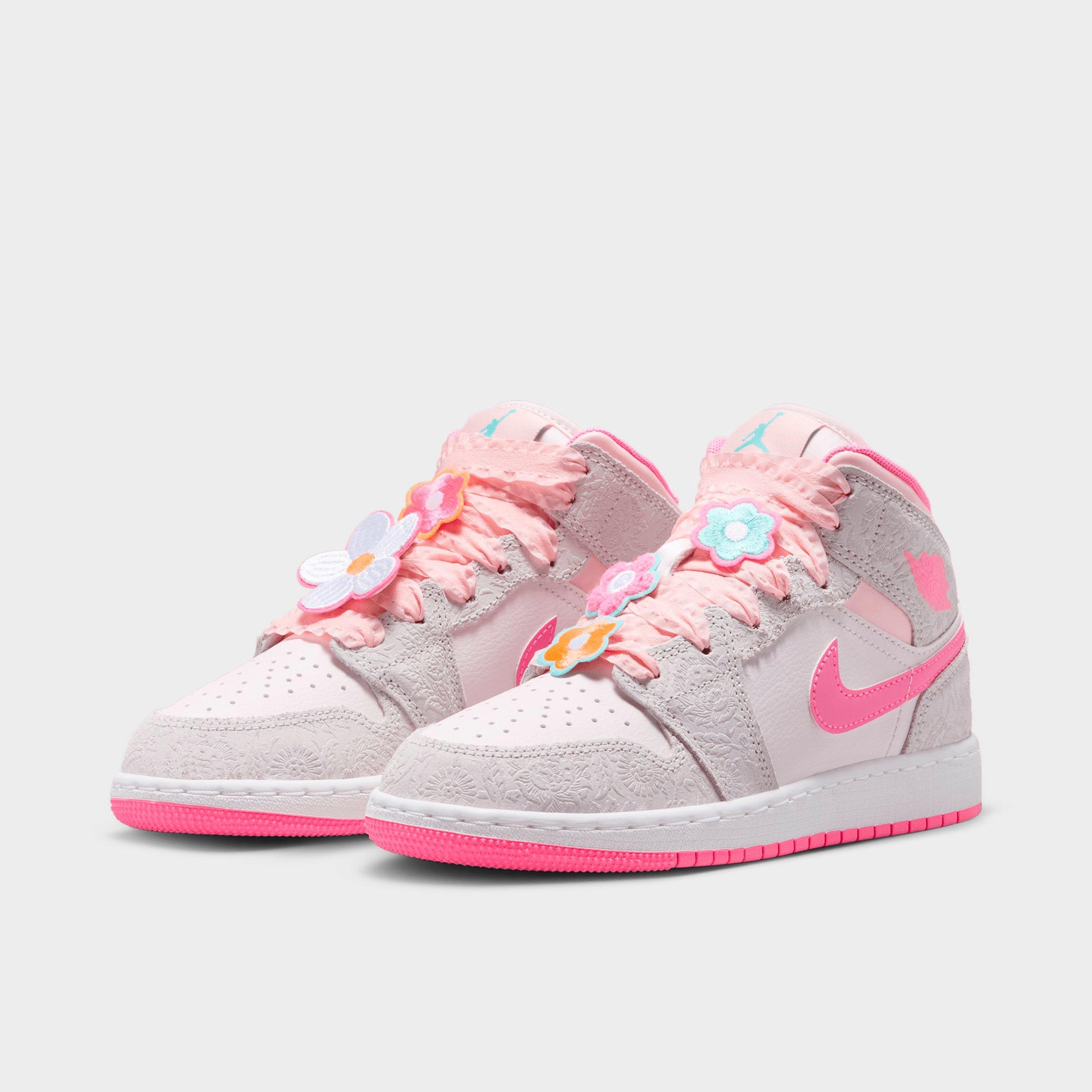 Girls' Big Kids' Air Jordan Retro 1 Mid SE Multi Casual Shoes