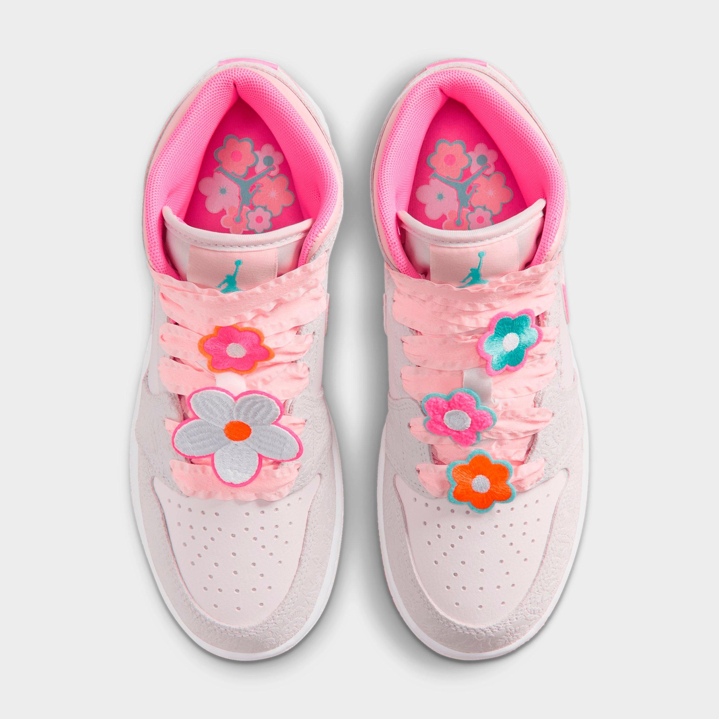 Girls' Big Kids' Air Jordan Retro 1 Mid SE Multi Casual Shoes