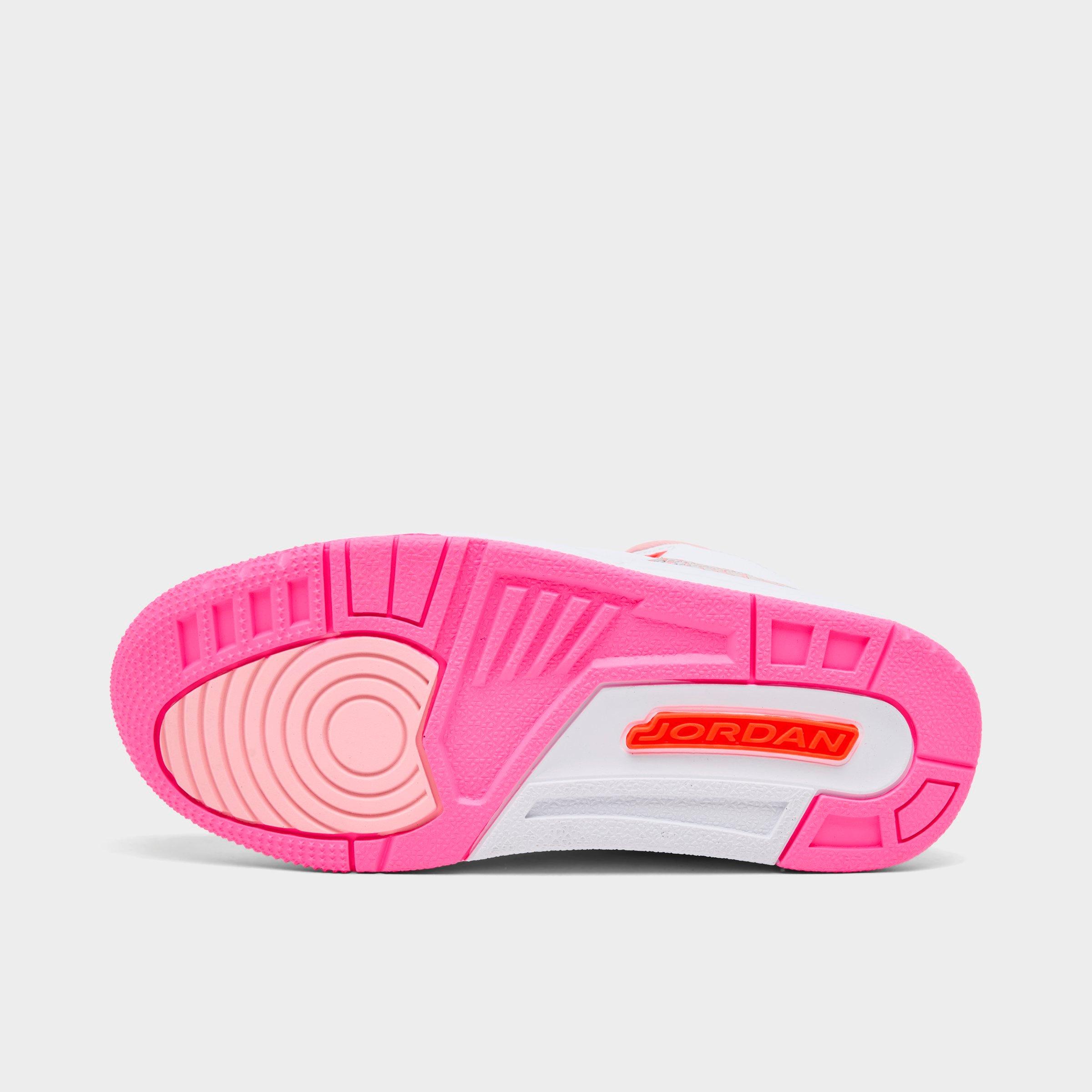 Girls' Little Kids' Air Jordan Retro 3 Basketball Shoes