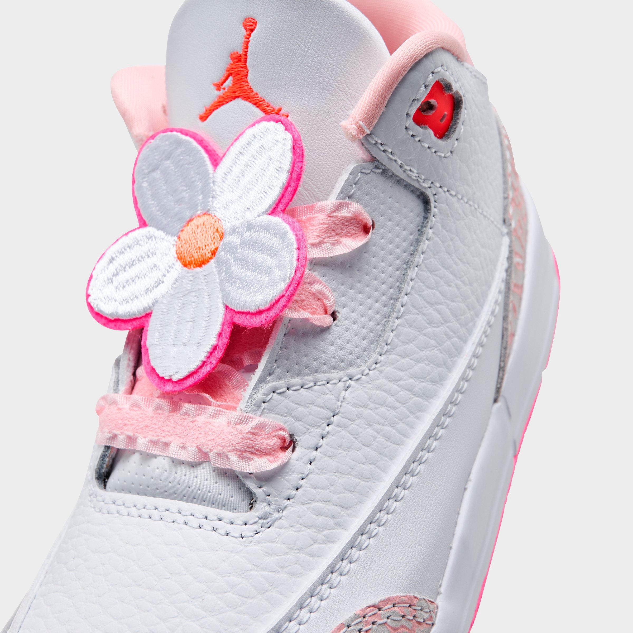 Girls' Toddler Air Jordan Retro 3 Basketball Shoes