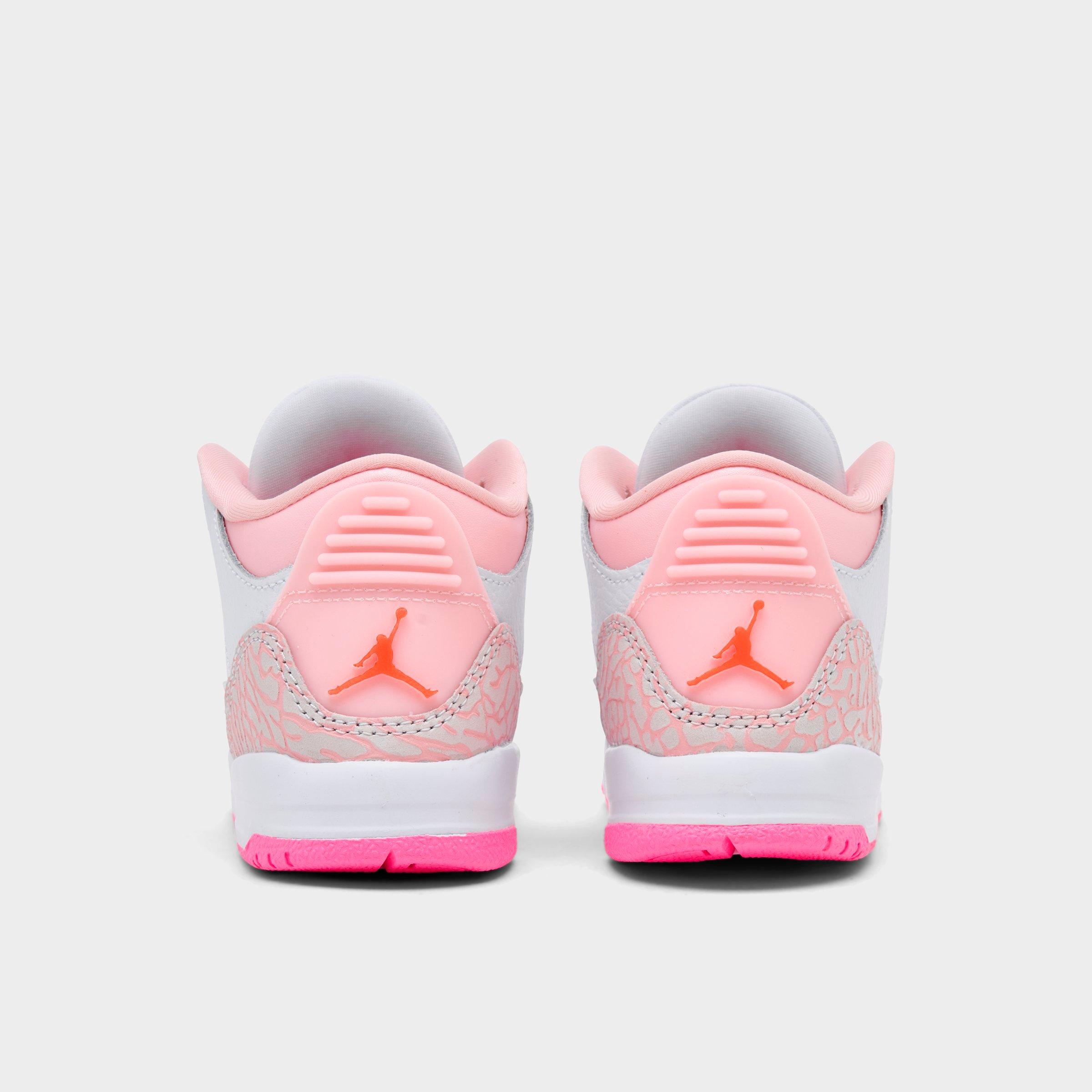 Girls' Toddler Air Jordan Retro 3 Basketball Shoes