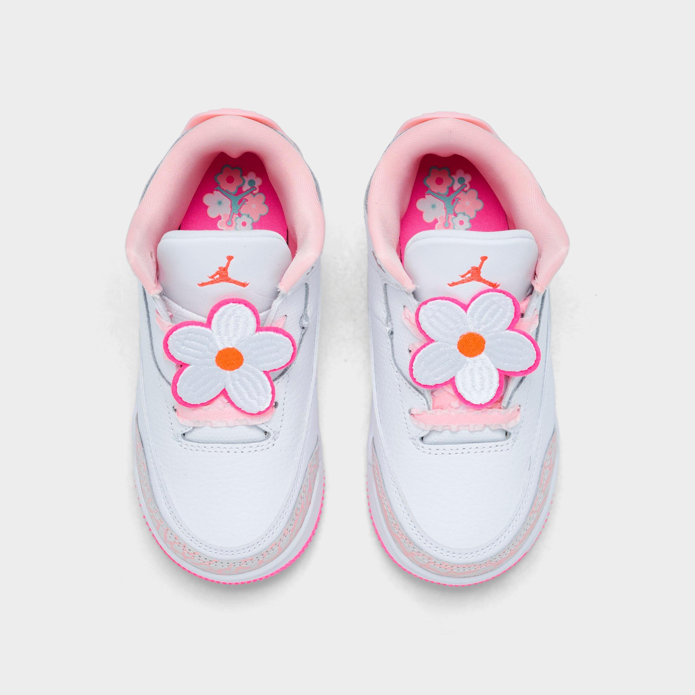 Girls' Toddler Air Jordan Retro 3 Basketball Shoes