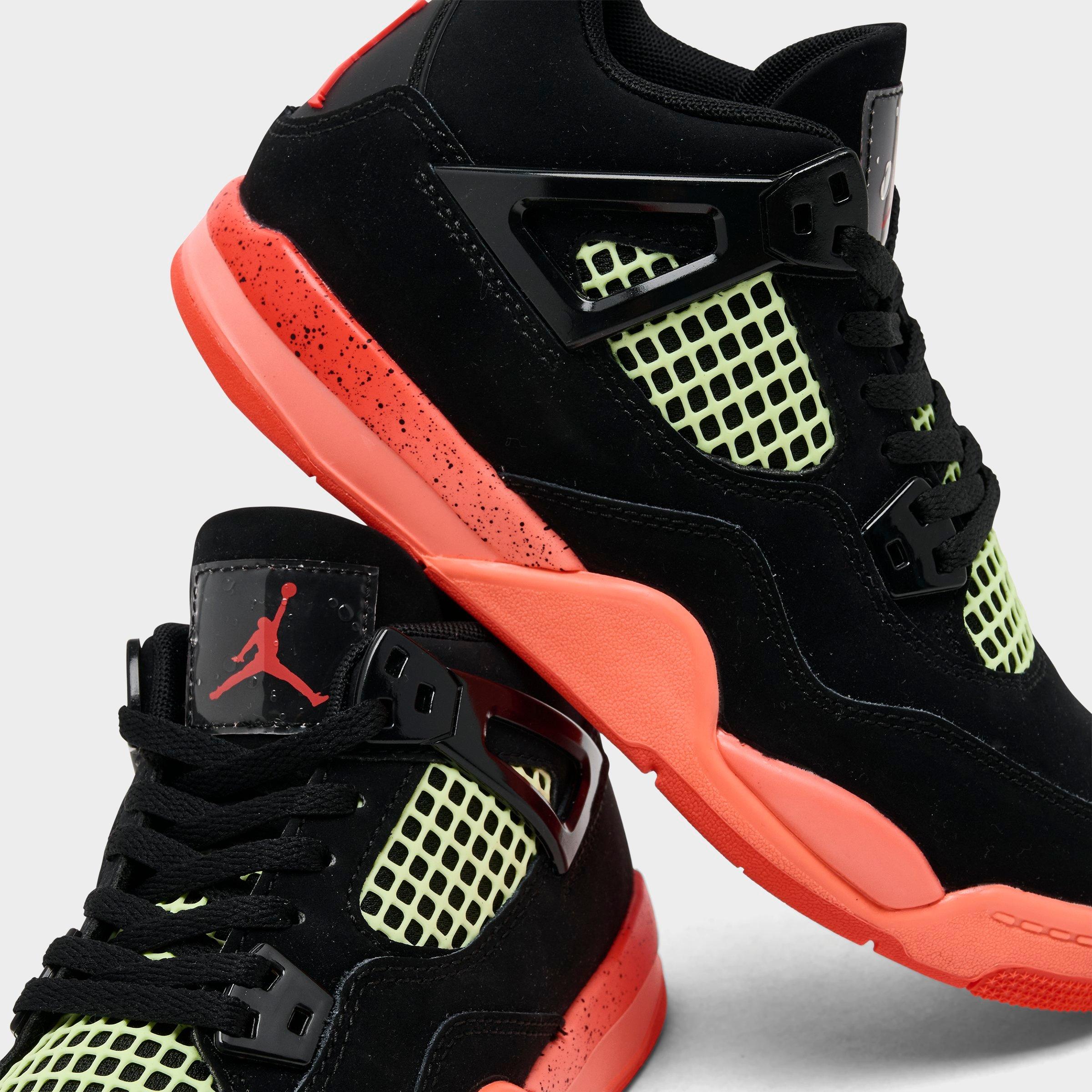Little Kids' Air Jordan Retro 4 Basketball Shoes