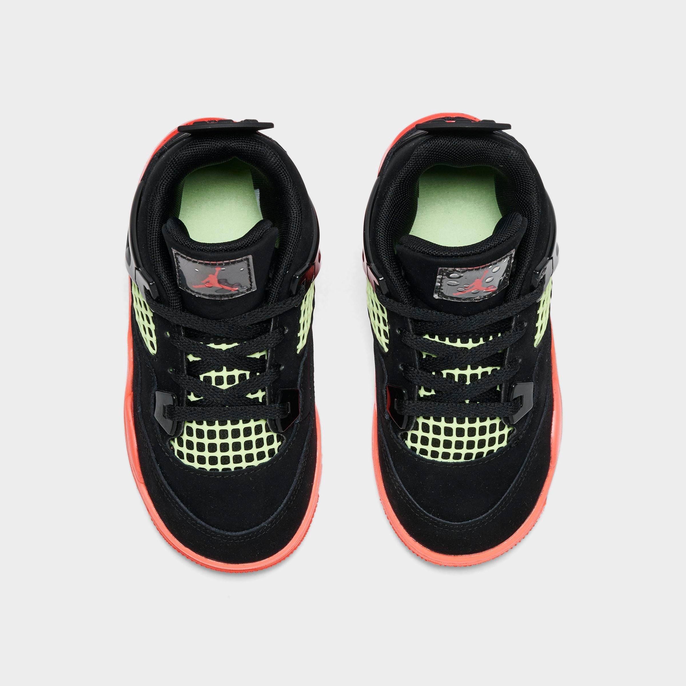 Kids' Toddler Air Jordan Retro 4 Basketball Shoes