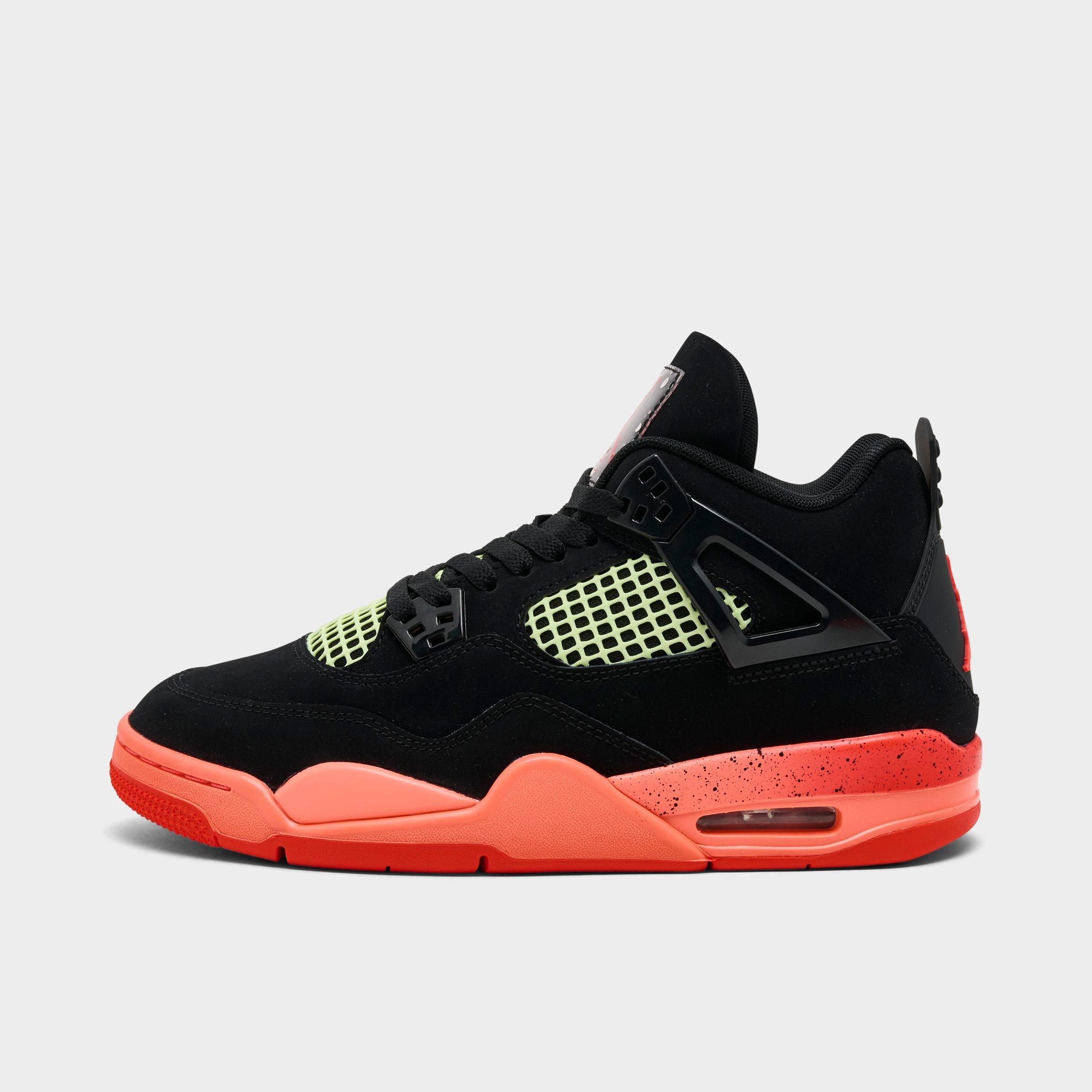 Big Kids' Air Jordan Retro 4 Basketball Shoes