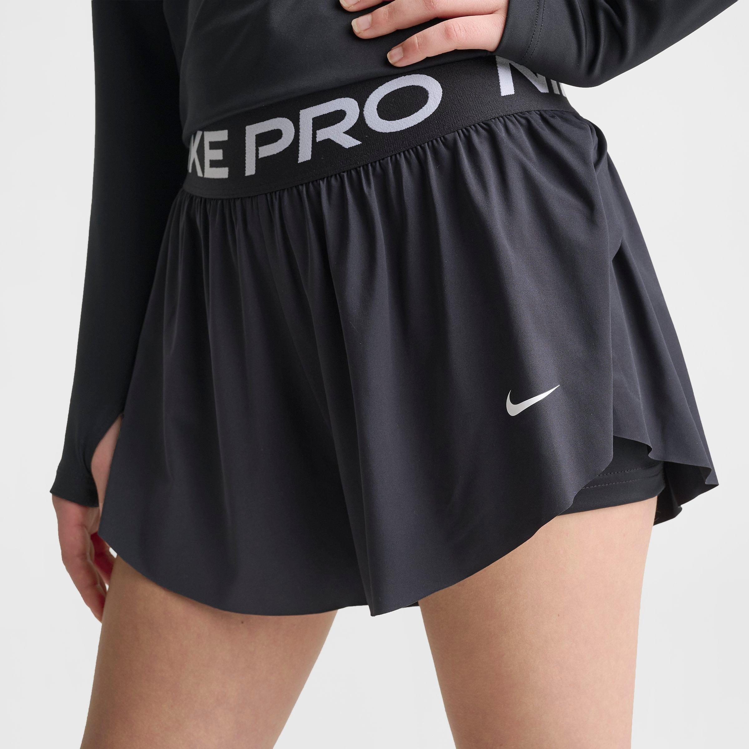 Girls' Big Kids' Nike Pro Dri-FIT 2-In-1 Shorts