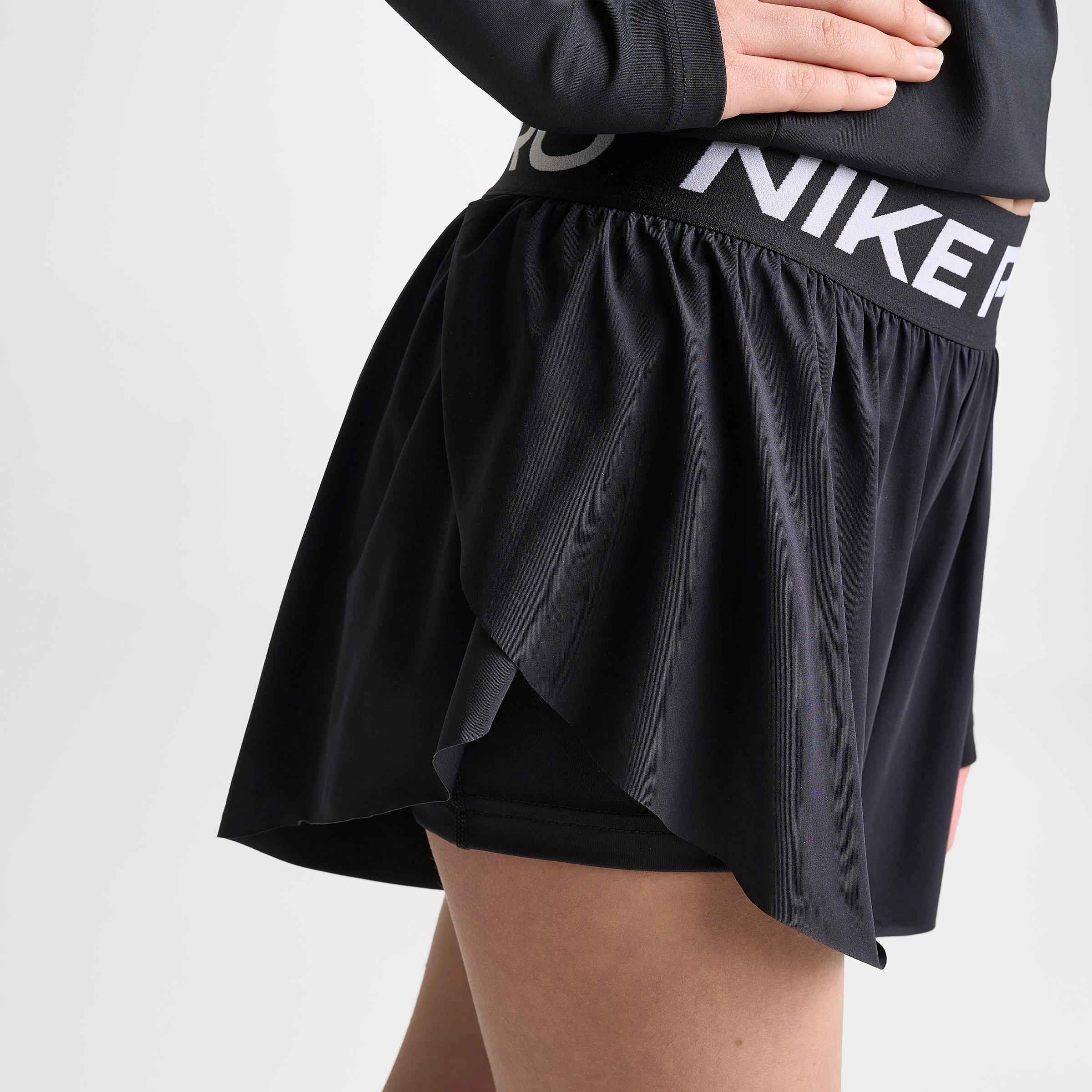 Girls' Big Kids' Nike Pro Dri-FIT 2-In-1 Shorts