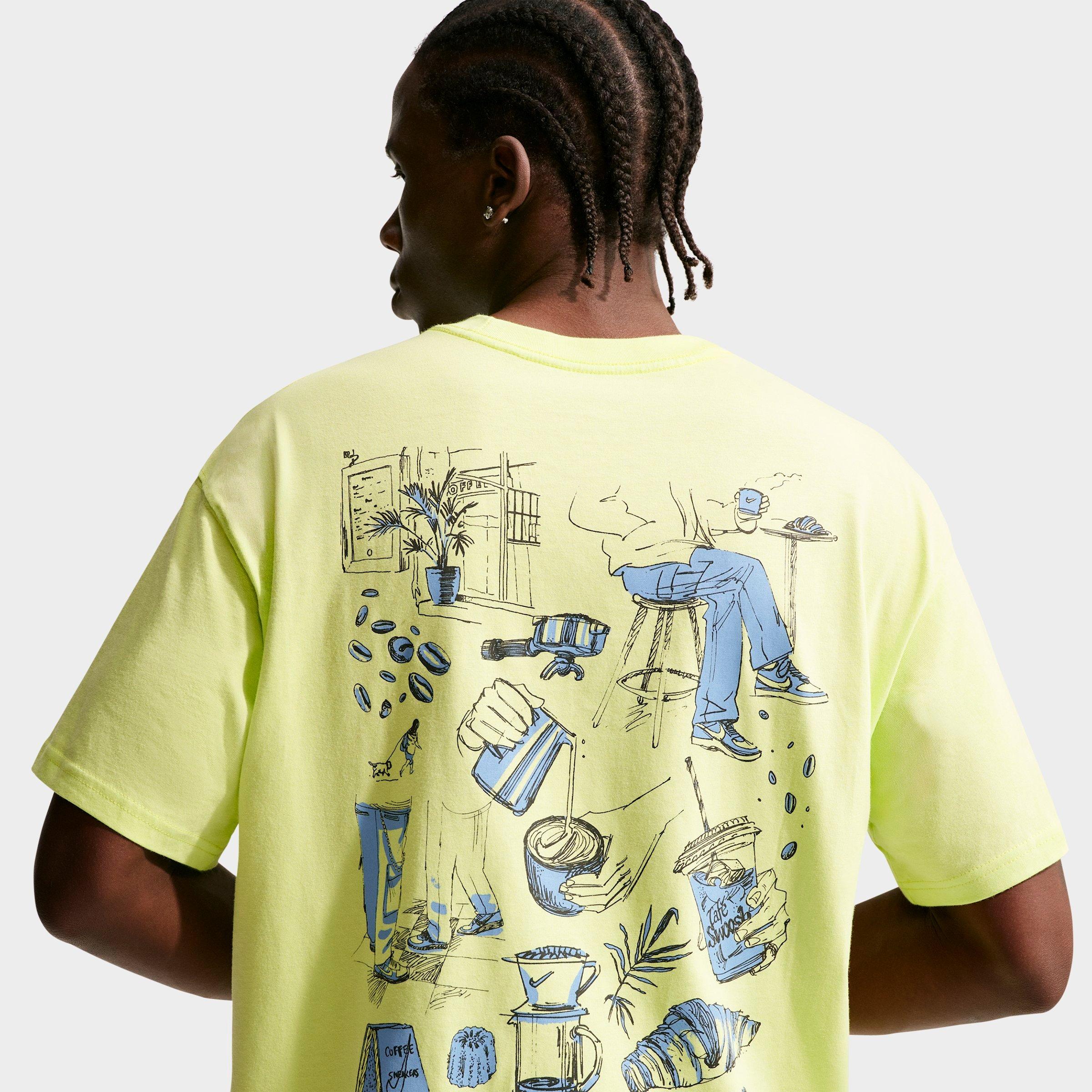 Men's Nike Sportswear Café Swoosh Embroidered T-Shirt