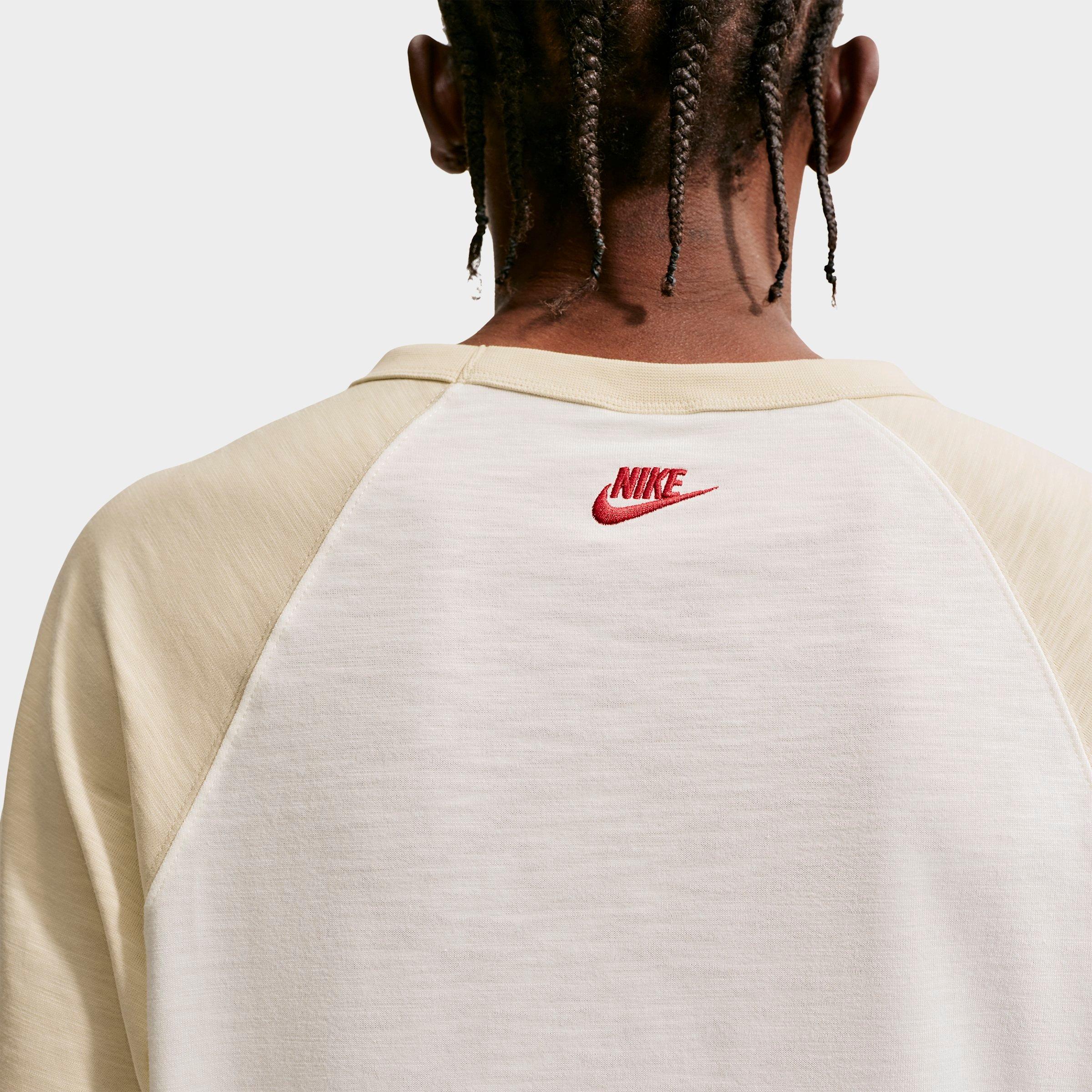 Men's Nike Club Three Quarter Sleeve Raglan Top