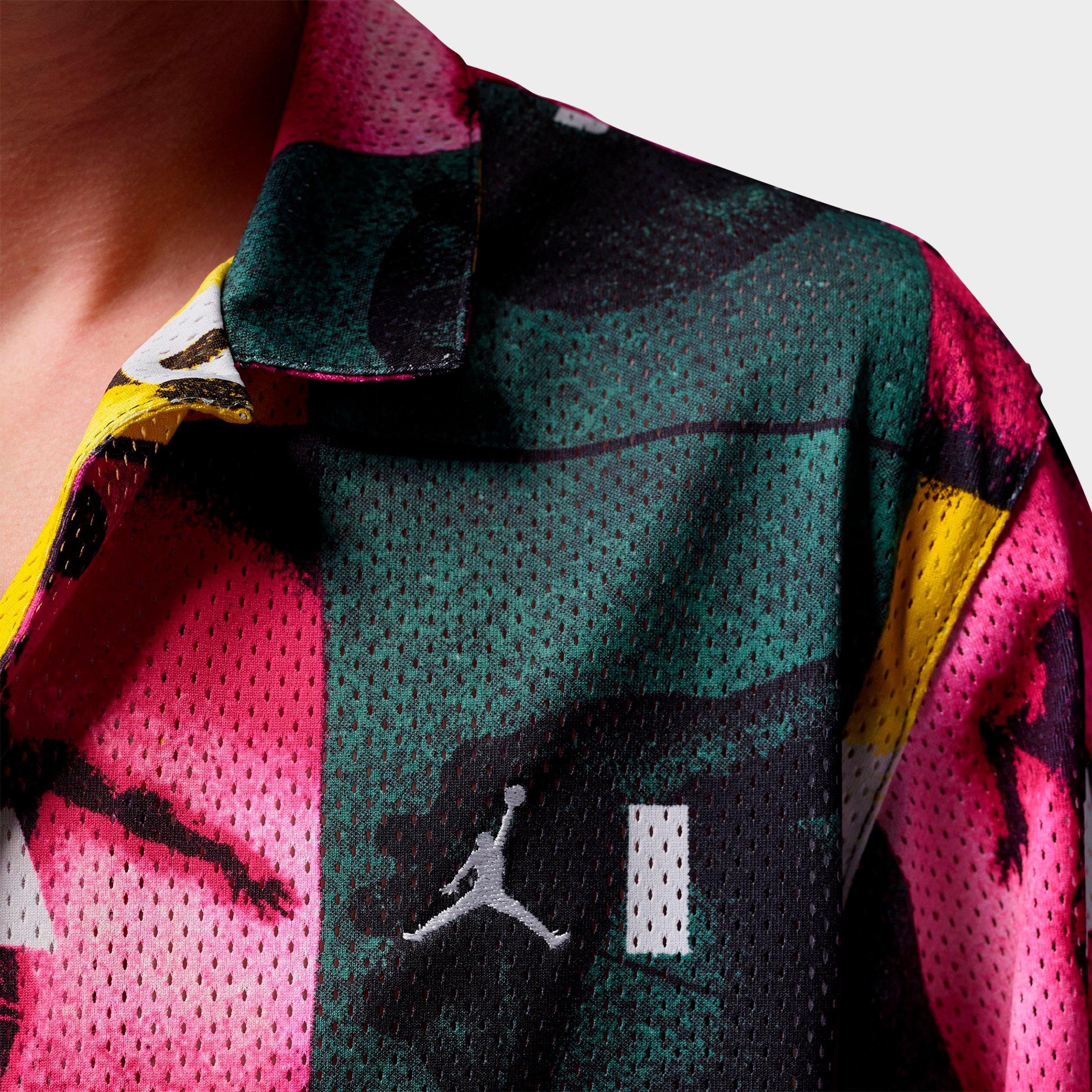 Men's Jordan Brooklyn Graphic Button-Up Camp Shirt