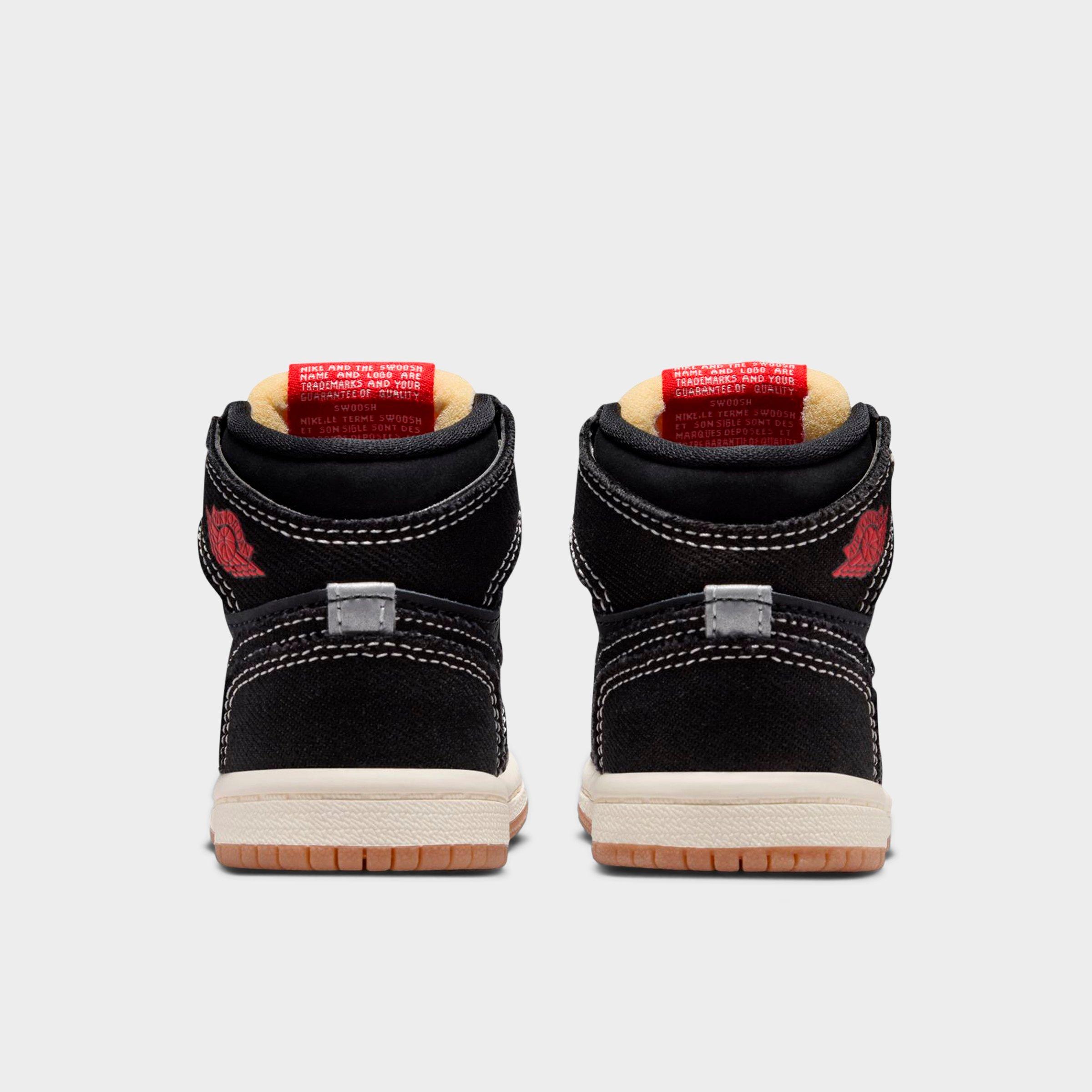 Kids' Toddler Air Jordan Retro 1 High OG Casual Shoes