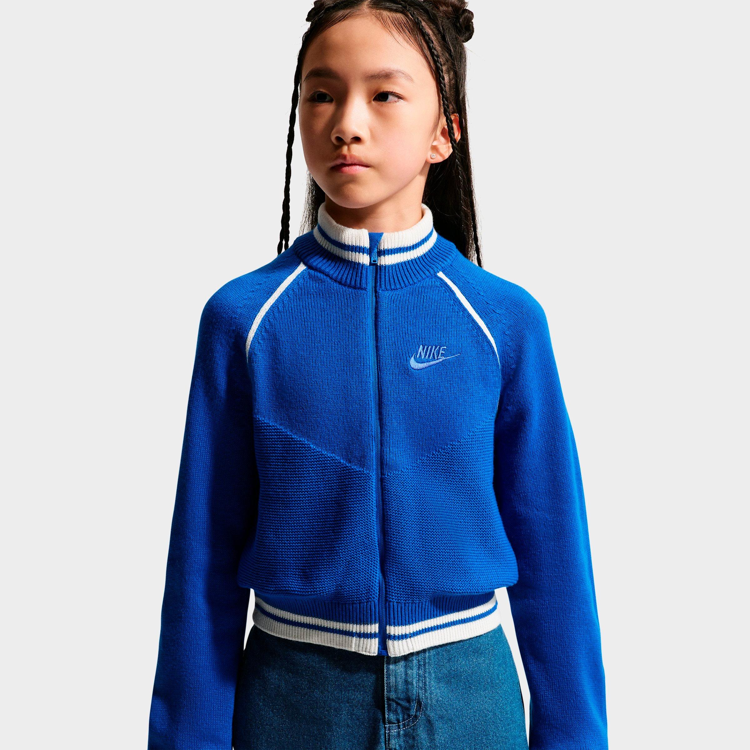 Girls' Big Kids' Nike Sportswear Collection Sweater Full-Zip Track Jacket