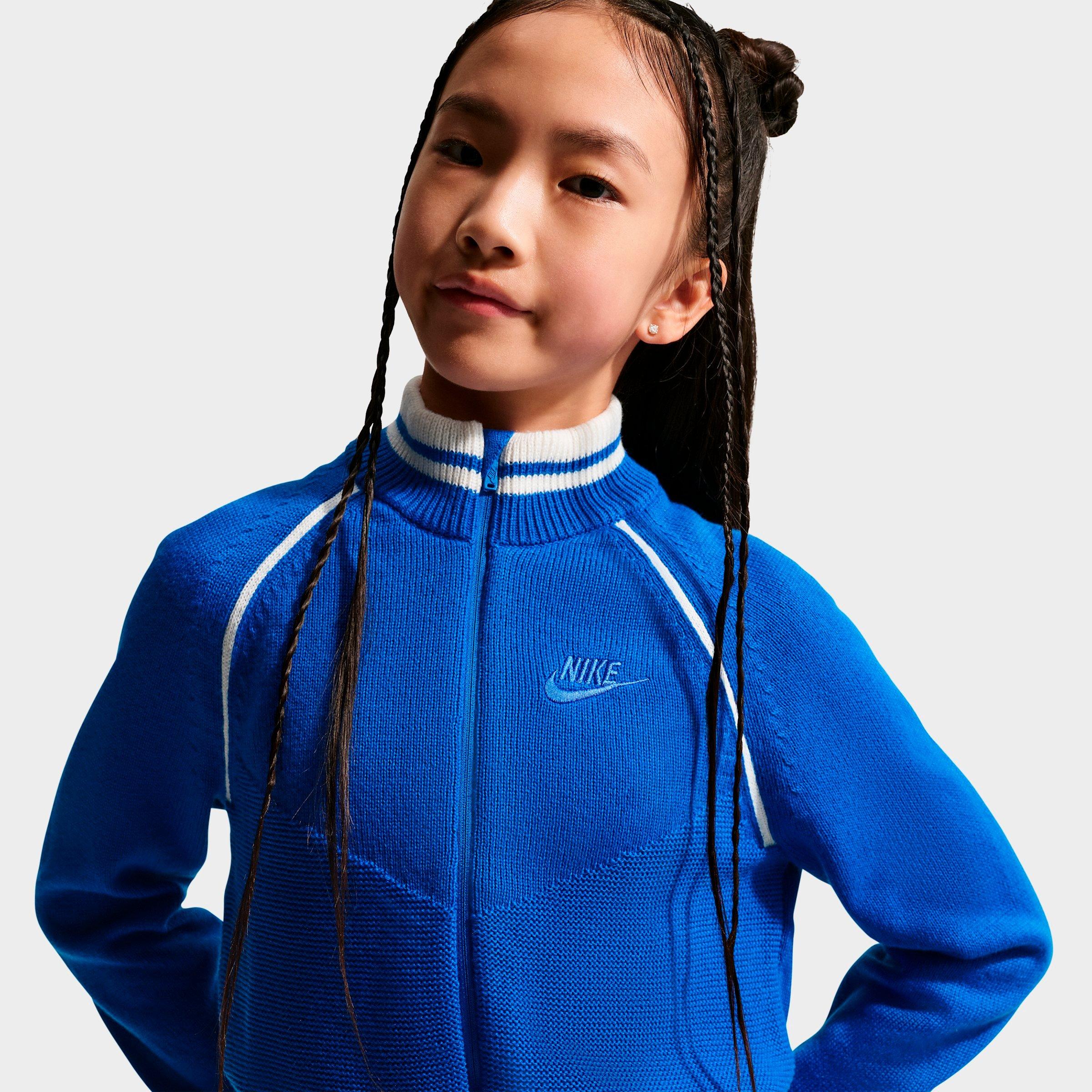 Girls' Big Kids' Nike Sportswear Collection Sweater Full-Zip Track Jacket