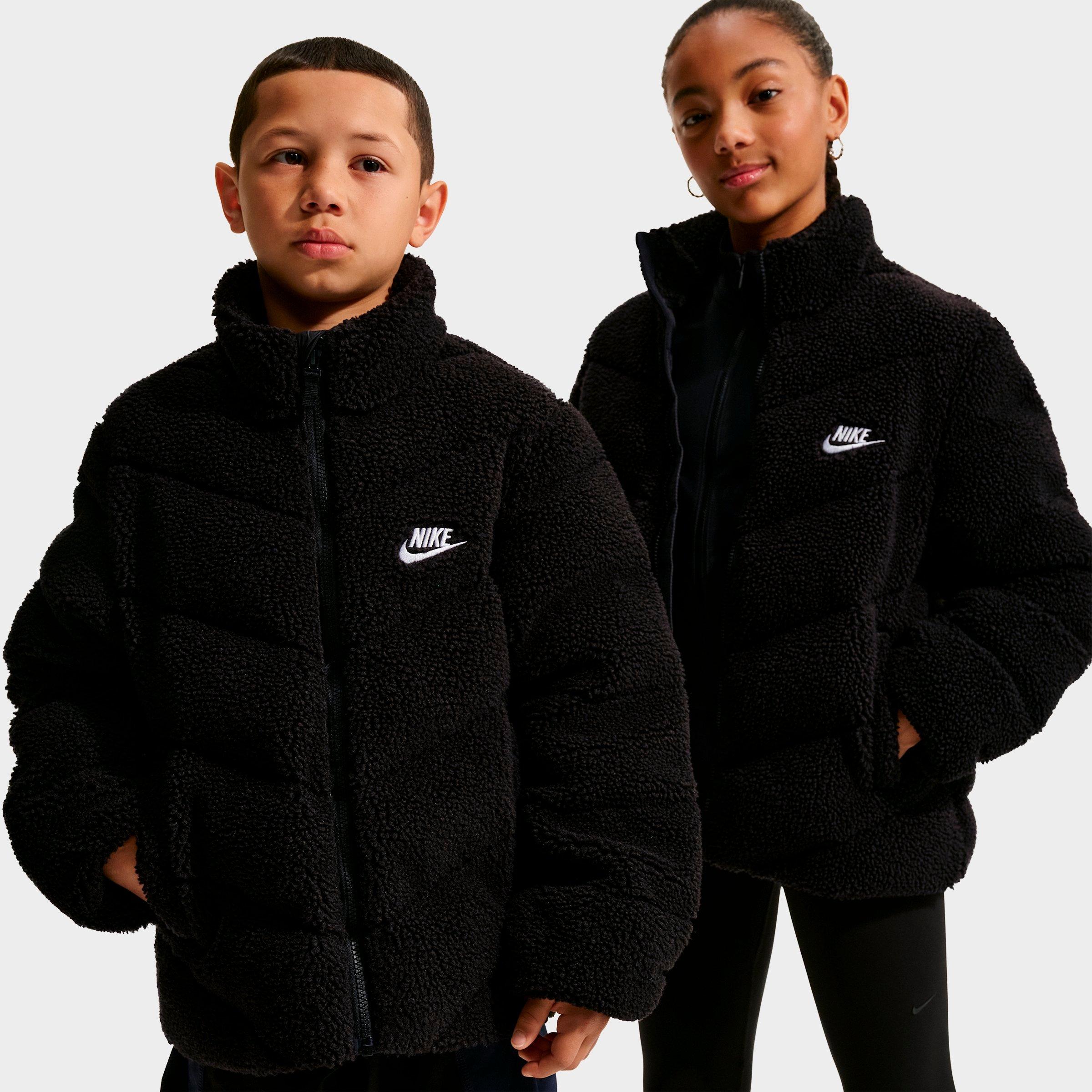 Big Kids' Nike Sportswear Therma-FIT Loose Sherpa Full-Zip Puffer Jacket