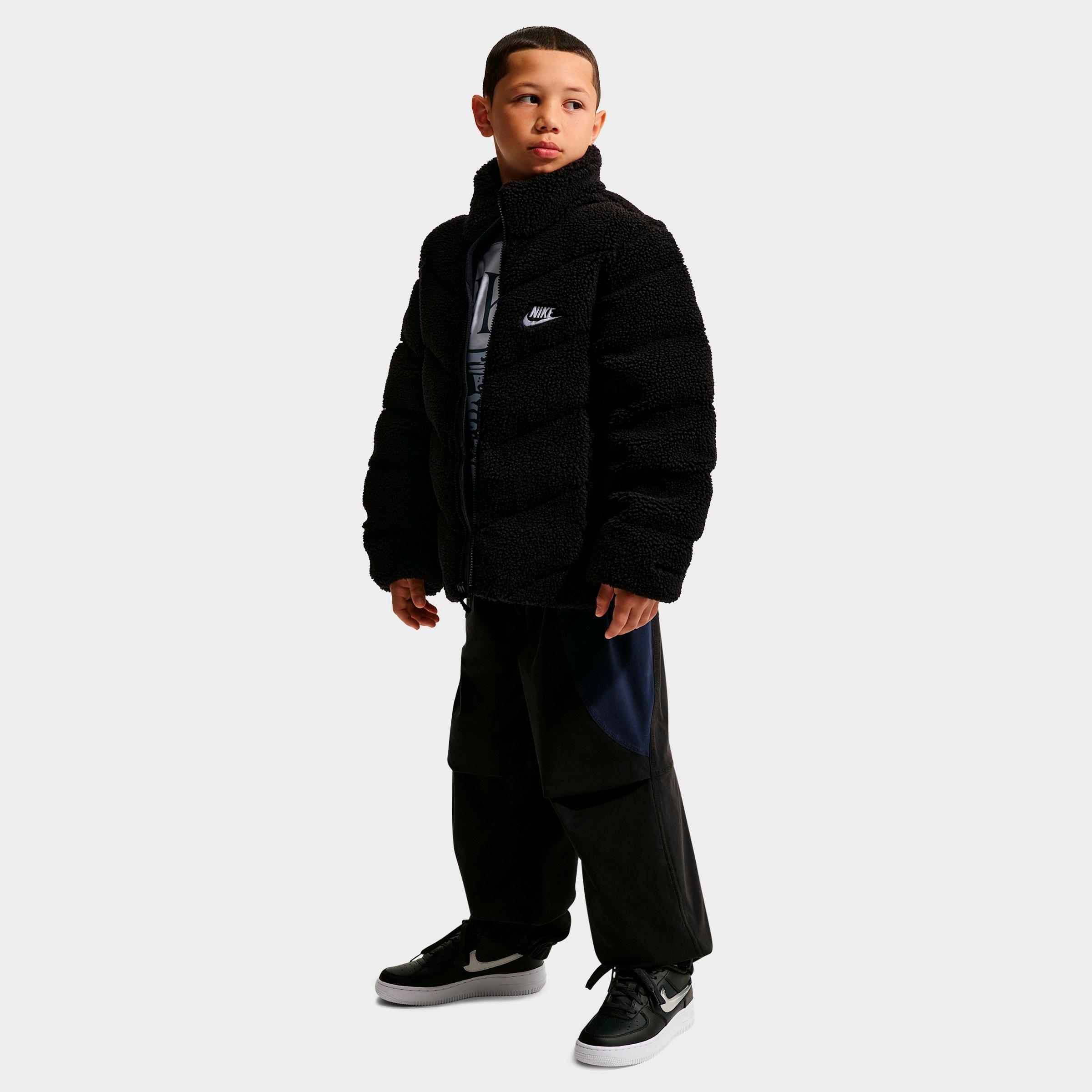 Big Kids' Nike Sportswear Therma-FIT Loose Sherpa Full-Zip Puffer Jacket