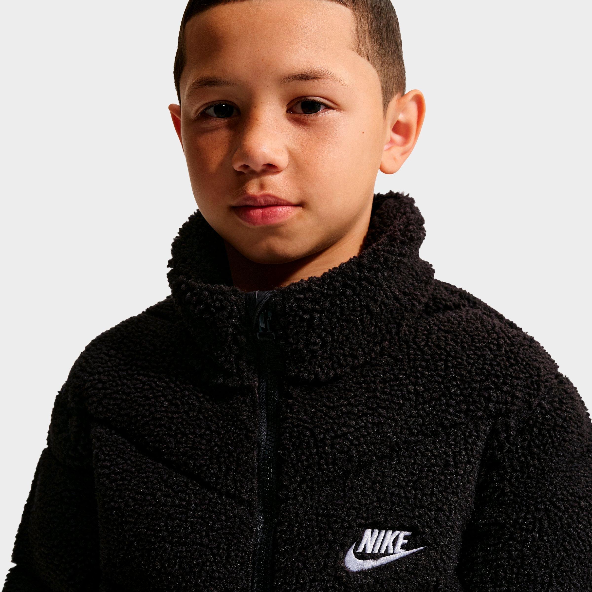 Big Kids' Nike Sportswear Therma-FIT Loose Sherpa Full-Zip Puffer Jacket