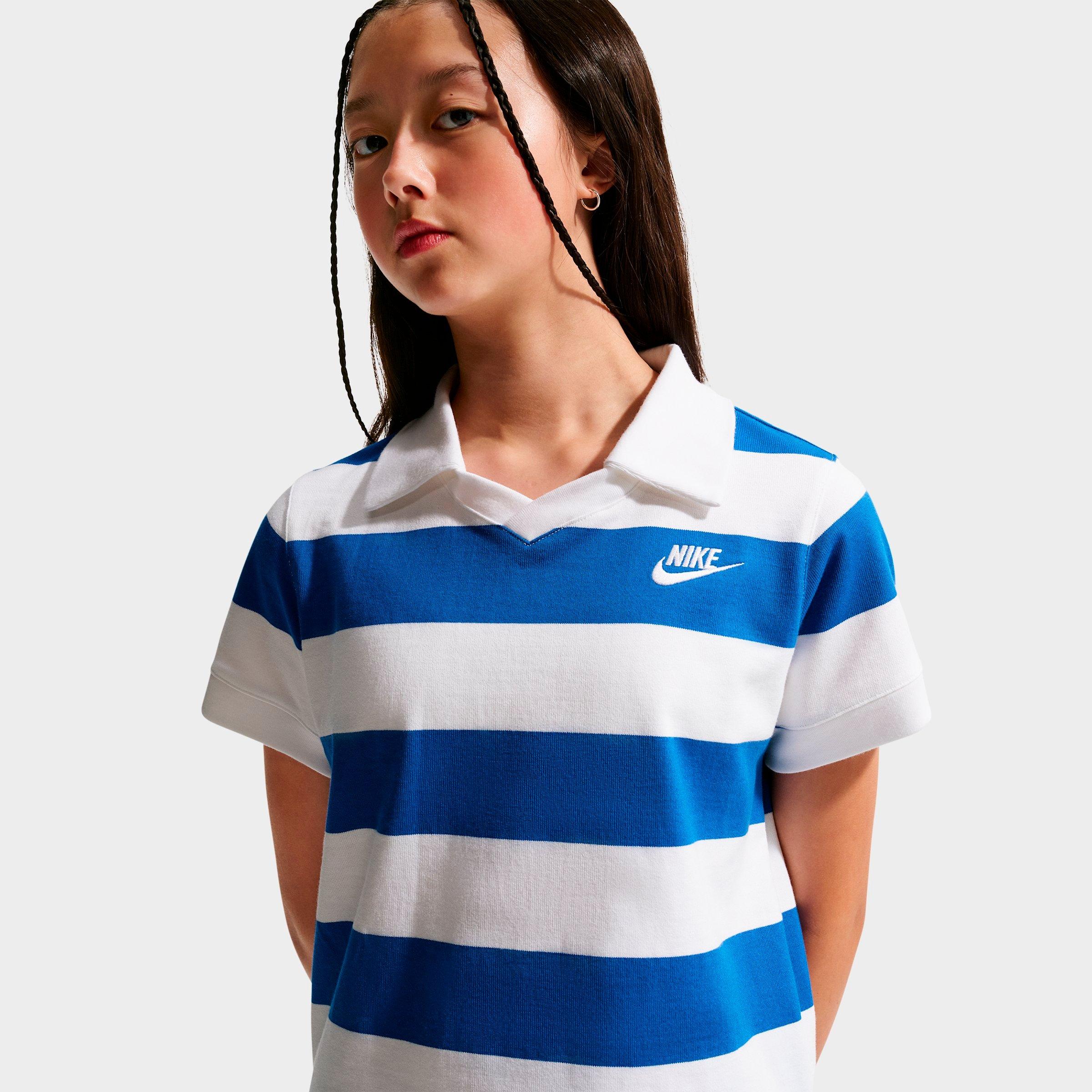 Girls' Big Kids' Nike Sportswear Short-Sleeve Polo Shirt