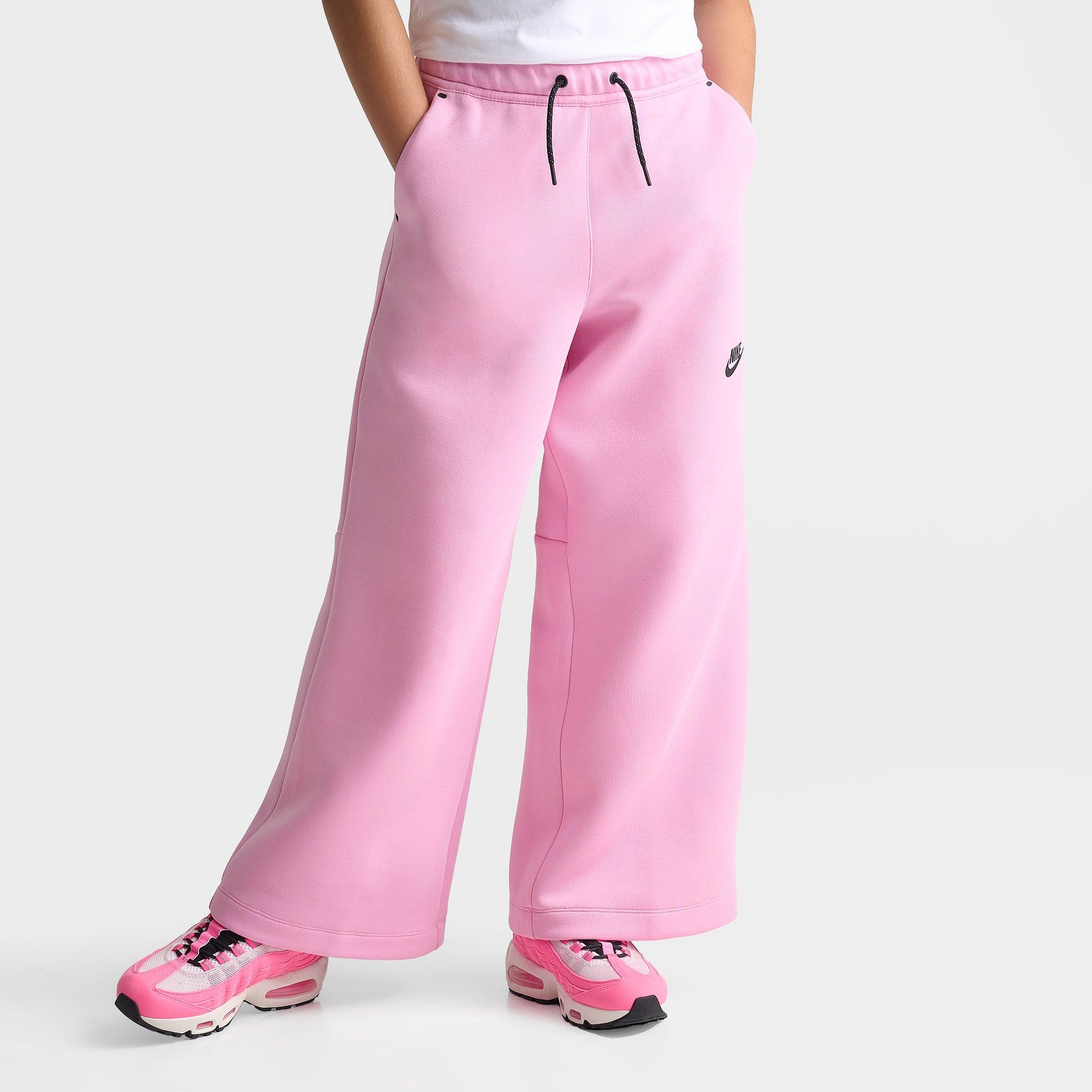 Girls' Big Kids' Nike Sportswear Tech Fleece Wide-Leg Pants