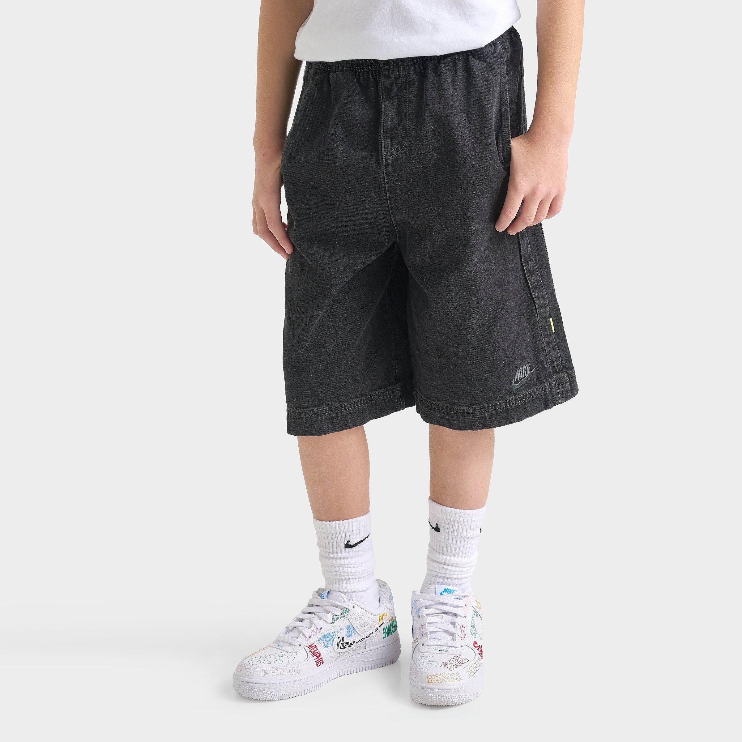 Big Kids' Nike Sportswear Collection Archival Denim Shorts