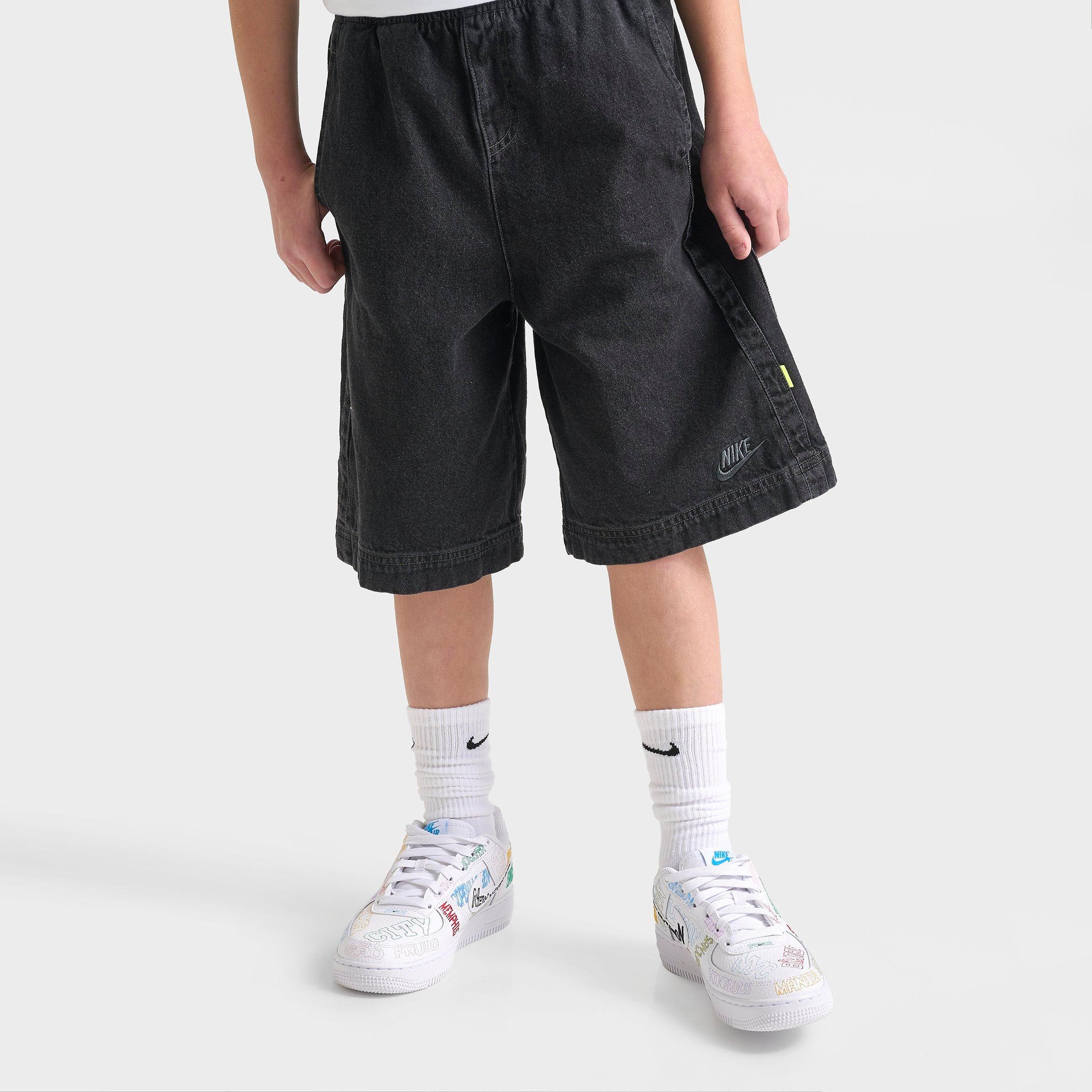 Big Kids' Nike Sportswear Collection Archival Denim Shorts