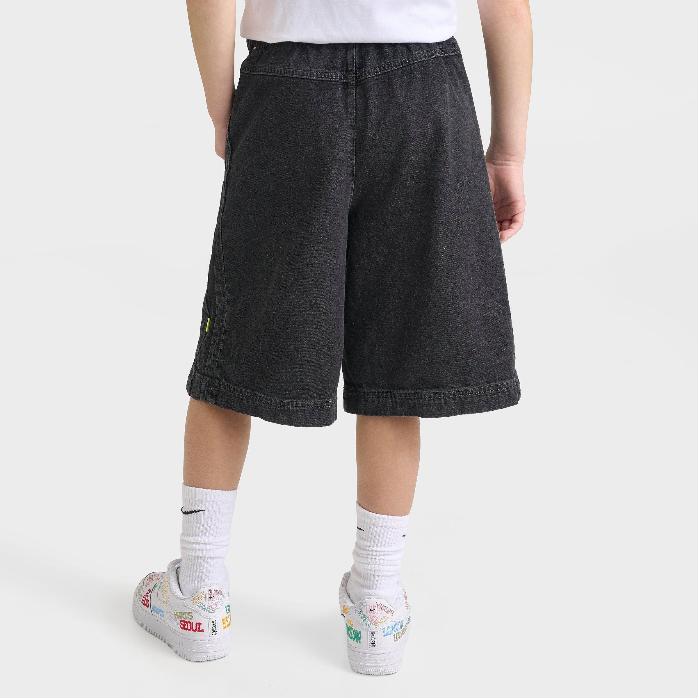 Big Kids' Nike Sportswear Collection Archival Denim Shorts