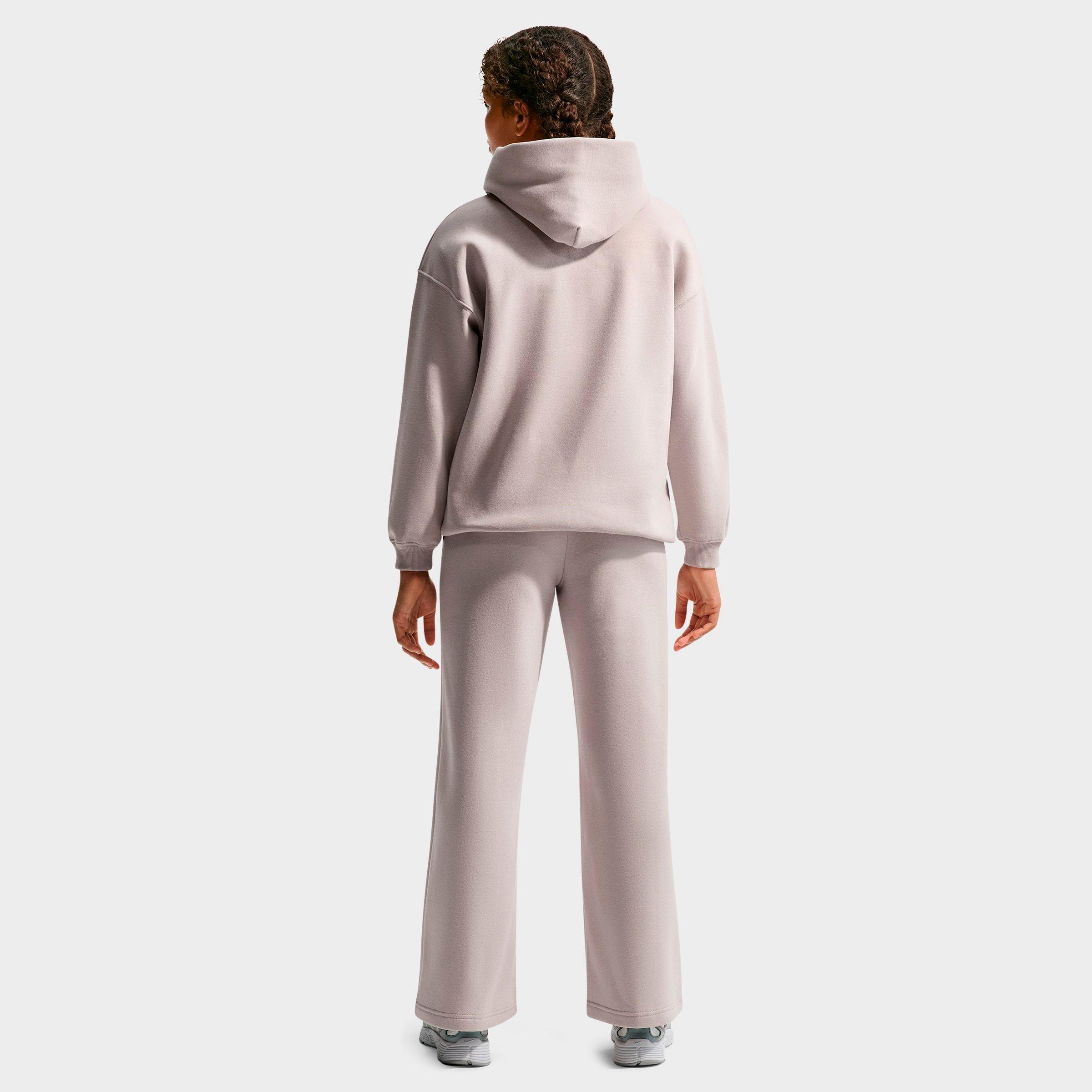 Girls' Big Kids' Nike Sportswear Studio Fleece Open Hem Sweatpants